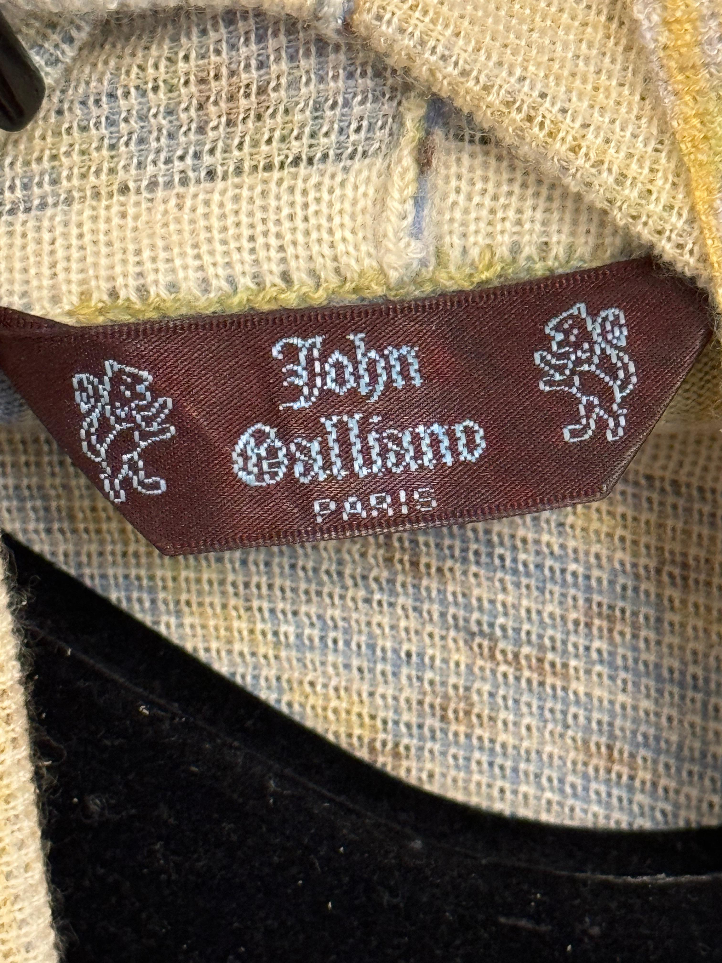 John Galliano S/S 2001 Langarm-Rollkragenpullover im Angebot 3