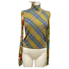 John Galliano S/S 2001 Langarm-Rollkragenpullover