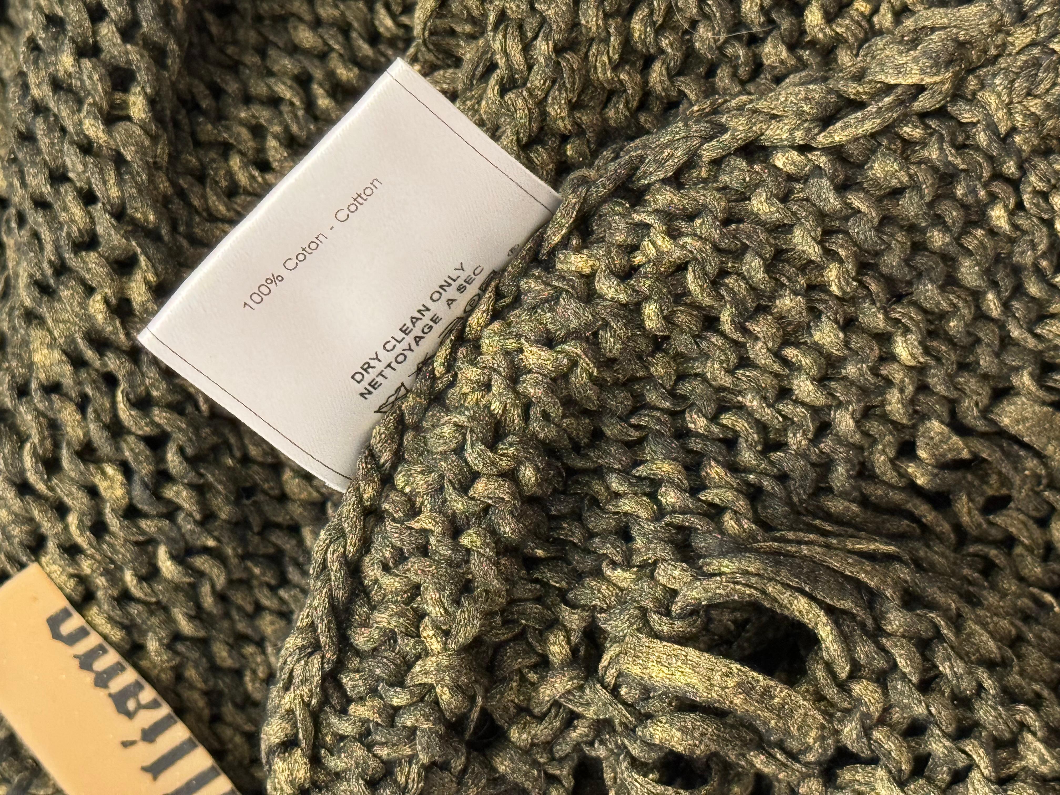 John Galliano S/S 2003 Baumwollstrickjacke im Angebot 6