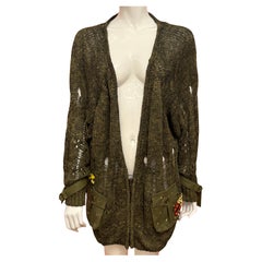 John Galliano S/S 2003 Baumwollstrickjacke