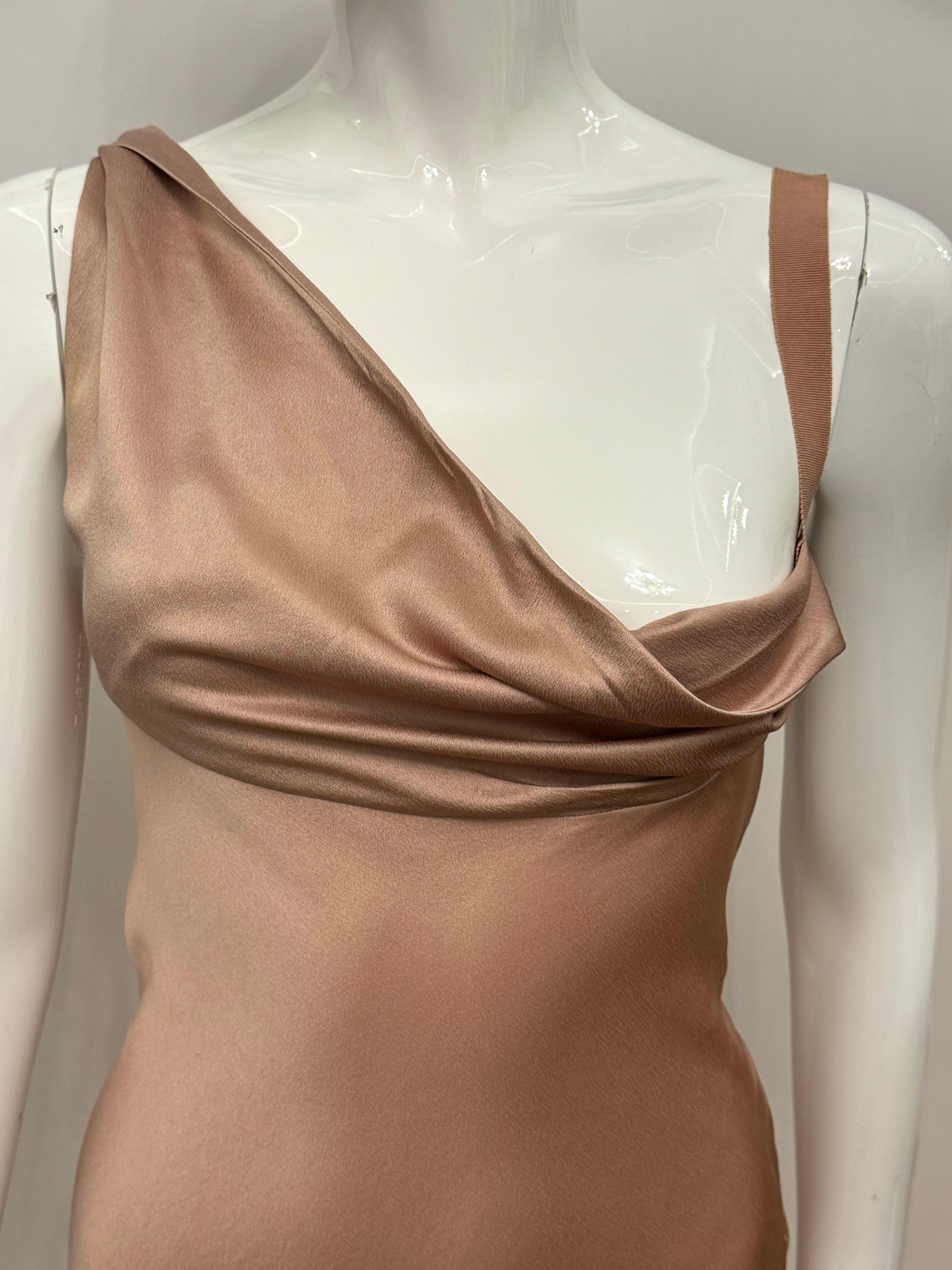 Vestido de cóctel de seda John Galliano Primavera/Verano 2007 talla 38 FR, estilo icónico John Galliano 