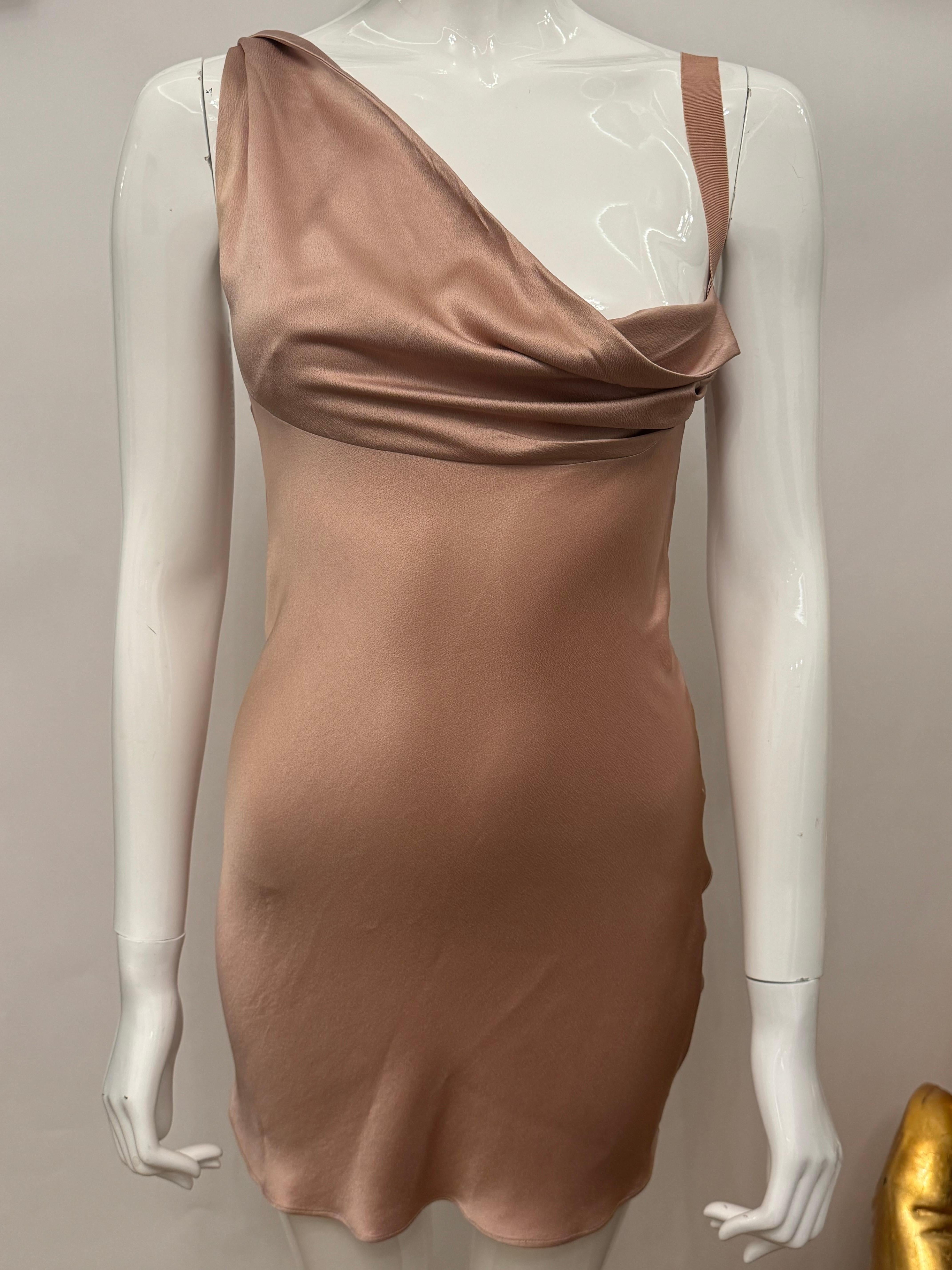 De las mujeres Vestido de cóctel de seda John Galliano S/S 2007 en venta