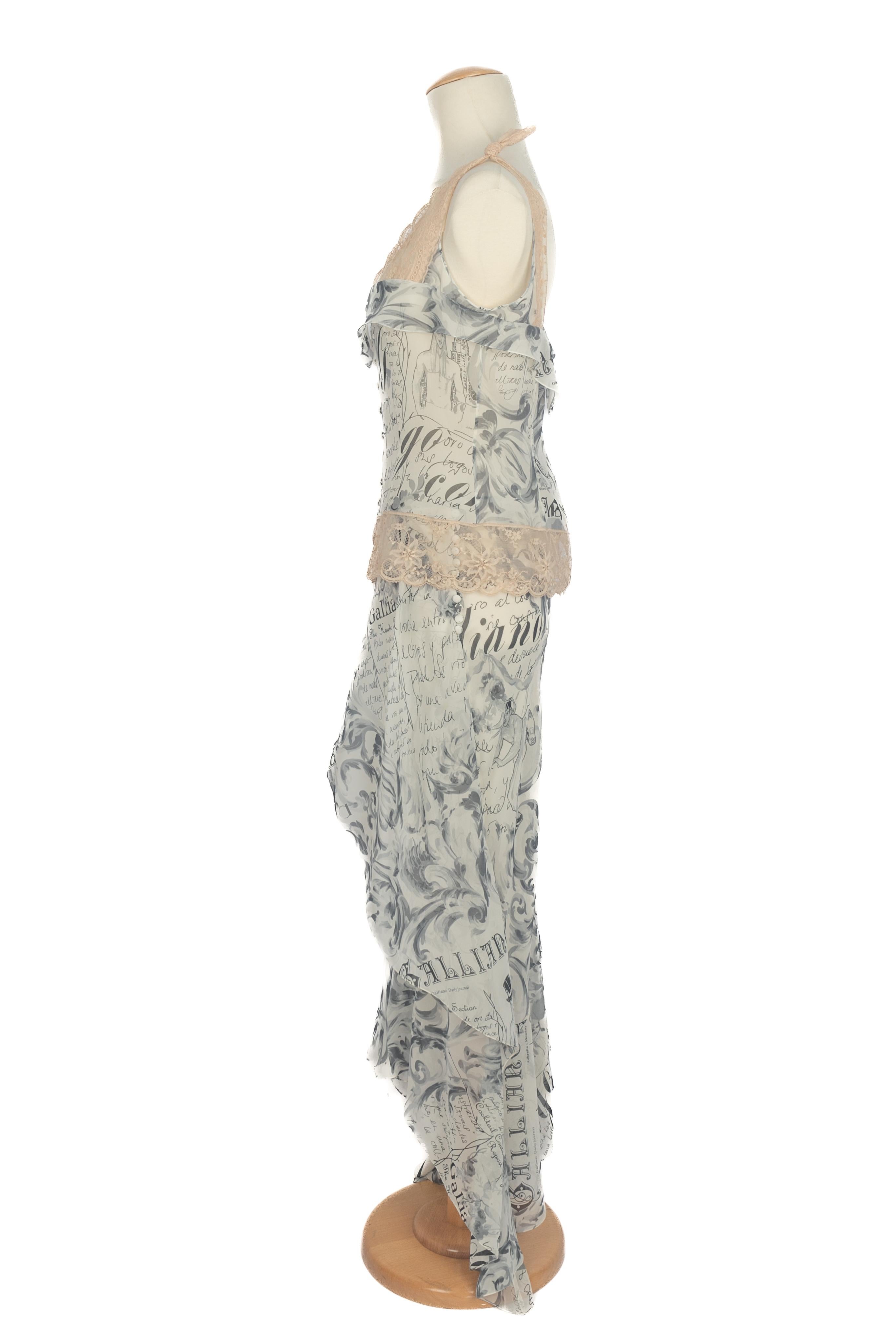 Donna John Galliano set estate 2006 in vendita
