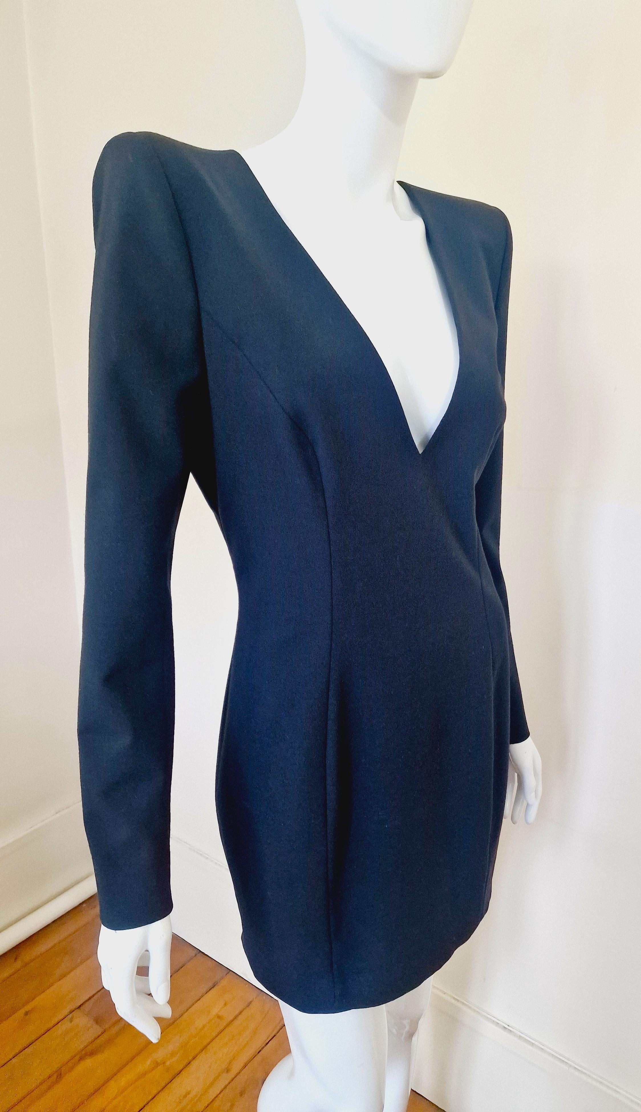 John Galliano - Grande robe de travail vintage des années 90 à épaules larges Pour femmes en vente