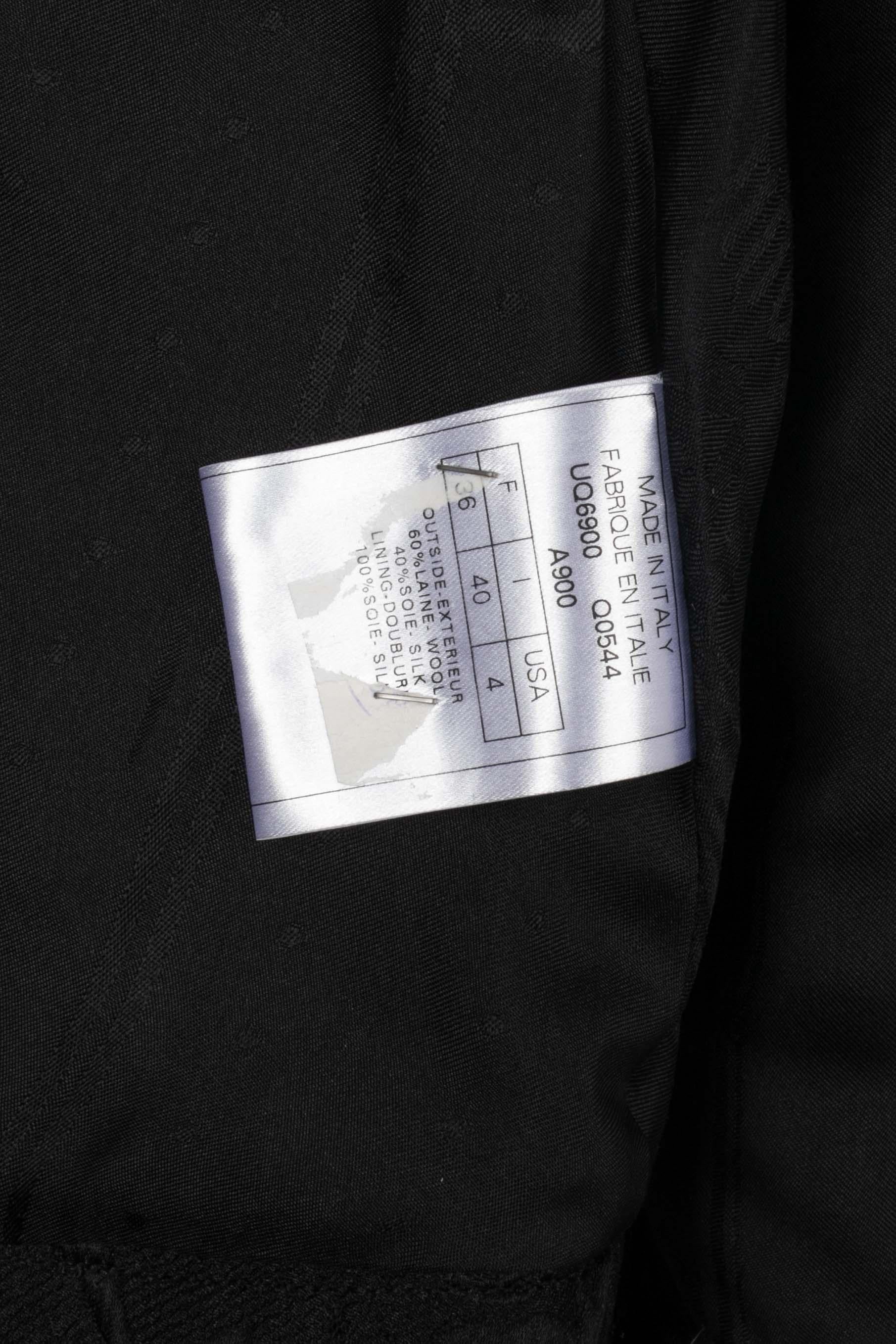 John Galliano Silk and Wool Short Jacket With A Silk Lining For Sale 5