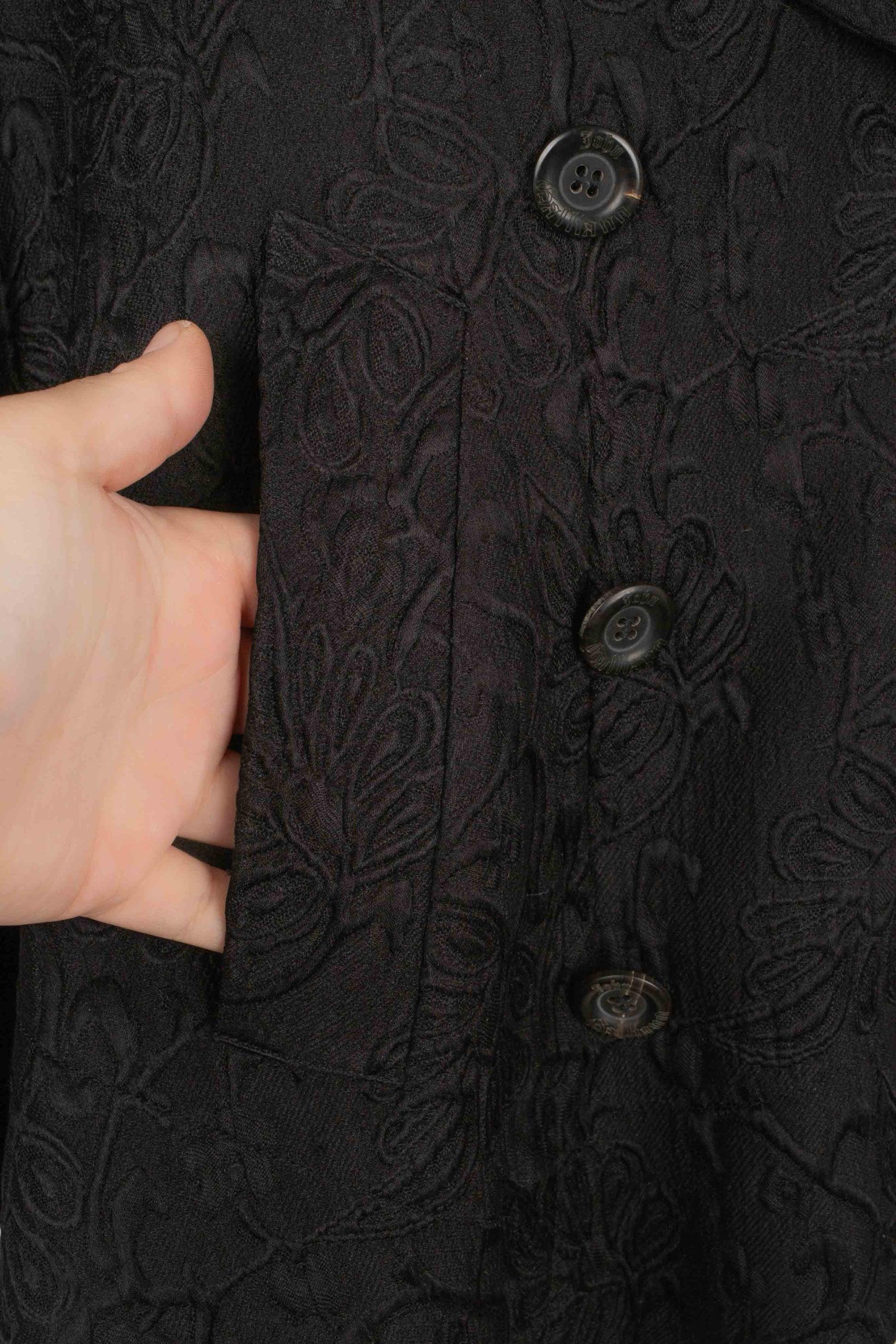 John Galliano Silk and Wool Short Jacket With A Silk Lining For Sale 1