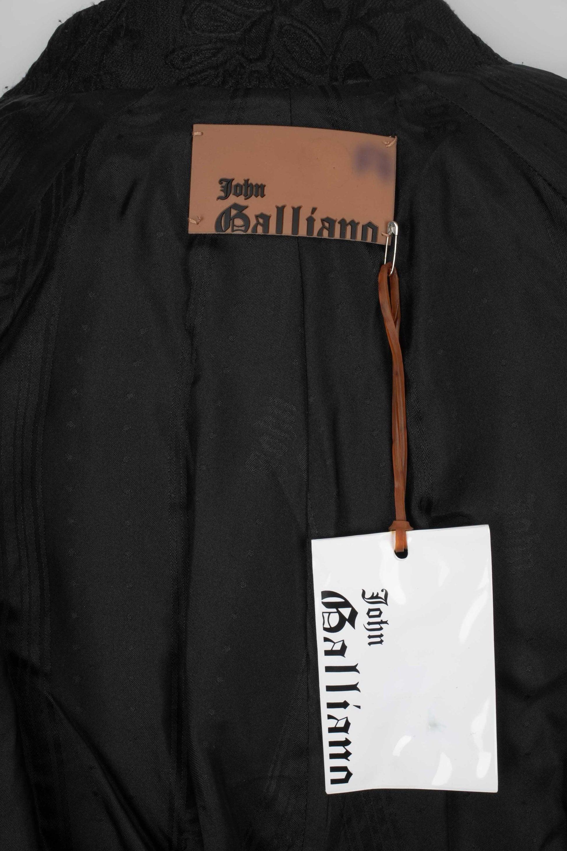 John Galliano Silk and Wool Short Jacket With A Silk Lining For Sale 4