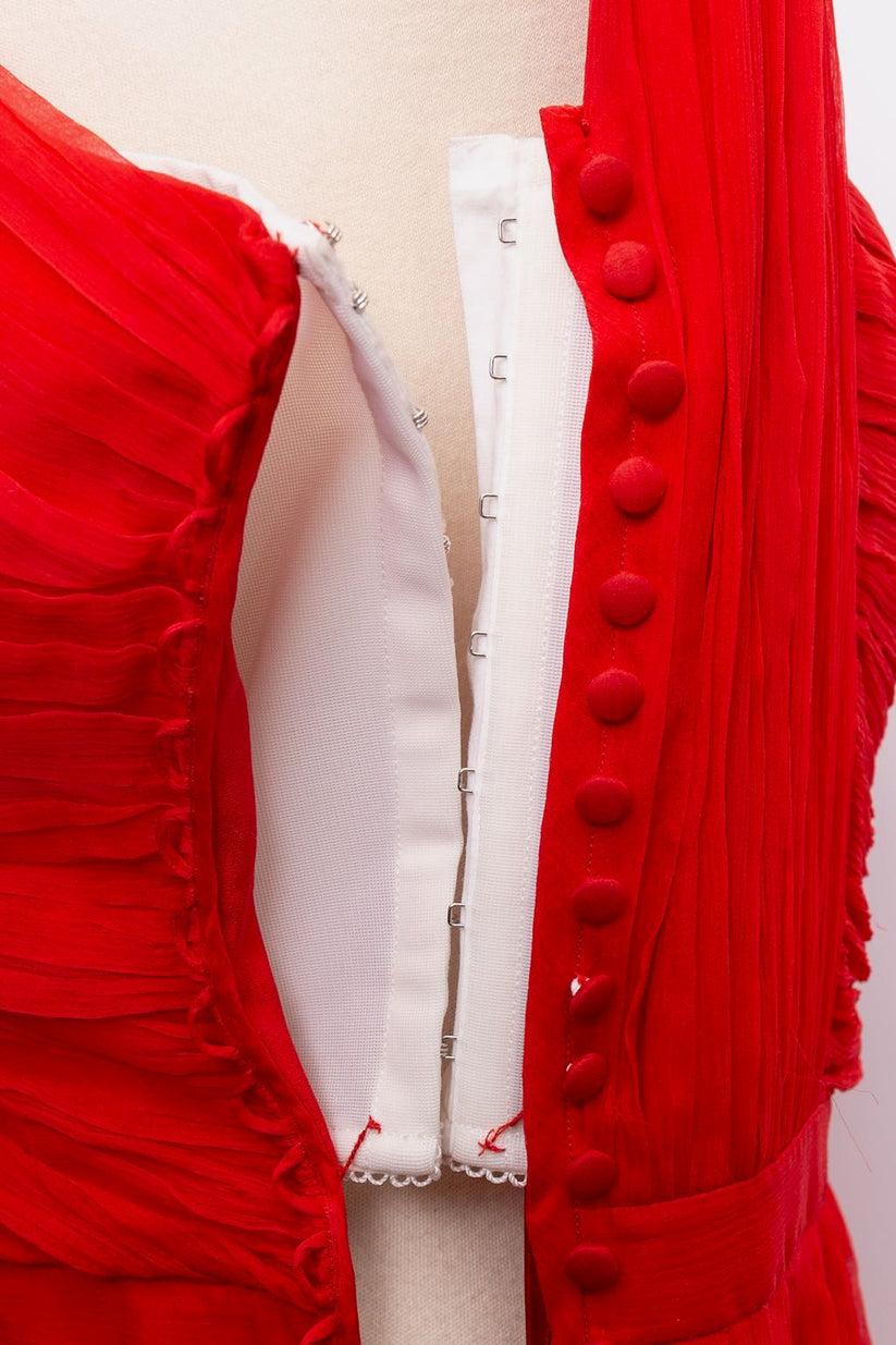 John Galliano Silk Dress, Size 44 For Sale 2