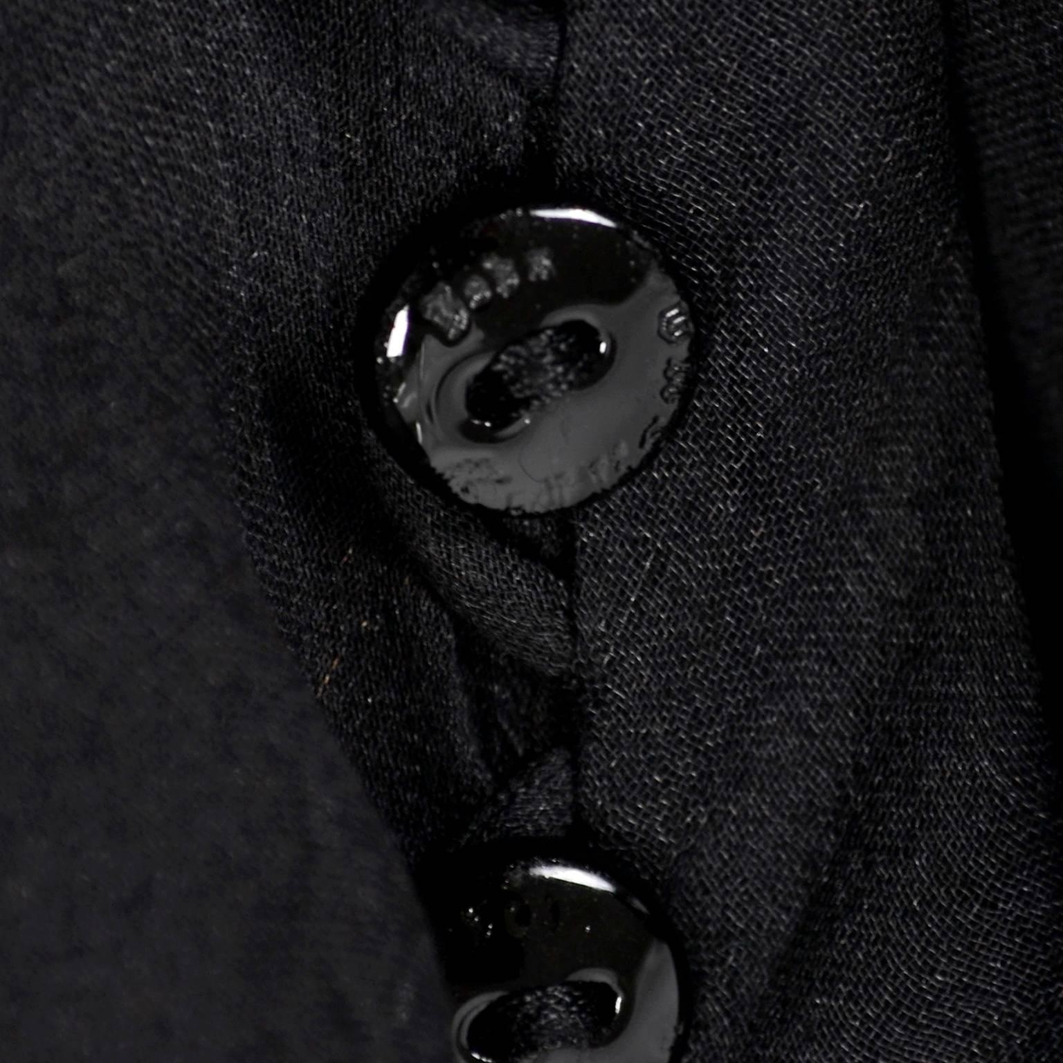 F/W 2006 John Galliano Black Sheer Silk Dress w/ Overlay  Renaissance Inspired 8
