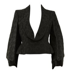 Vintage John Galliano Spring 1996 Broderie Anglaise Tailored Jacket Inspired Top