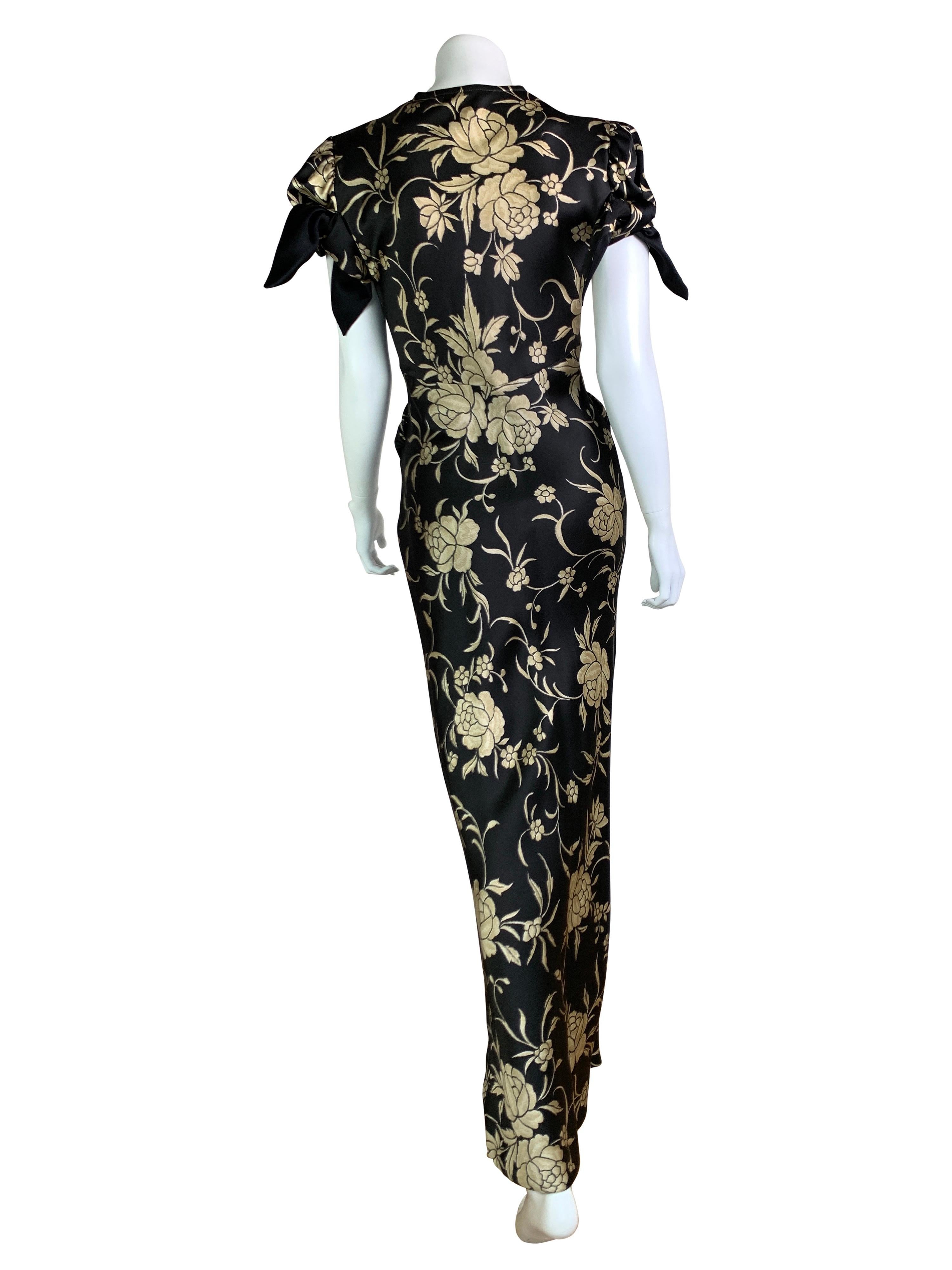 John Galliano Spring 1997 Floral Print Dress 3