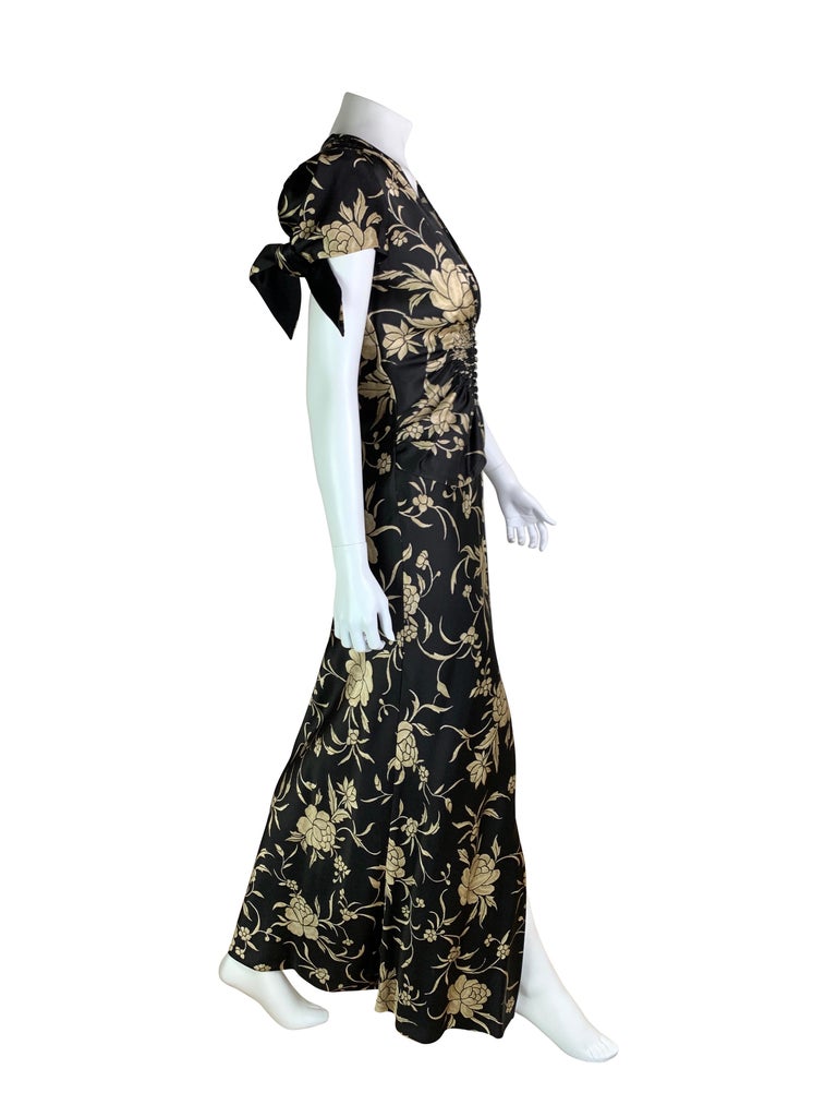 John Galliano Spring 1997 Floral Print Dress For Sale 7
