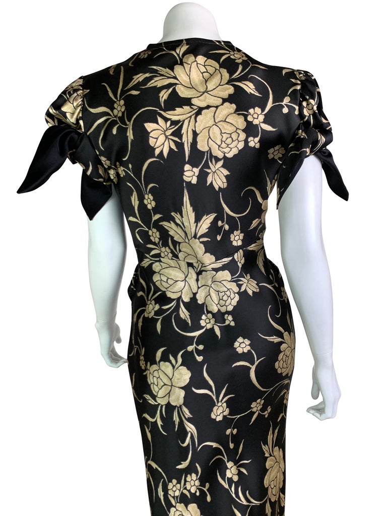 John Galliano Spring 1997 Floral Print Dress For Sale 8