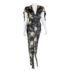 John Galliano Spring 1997 Floral Print Dress