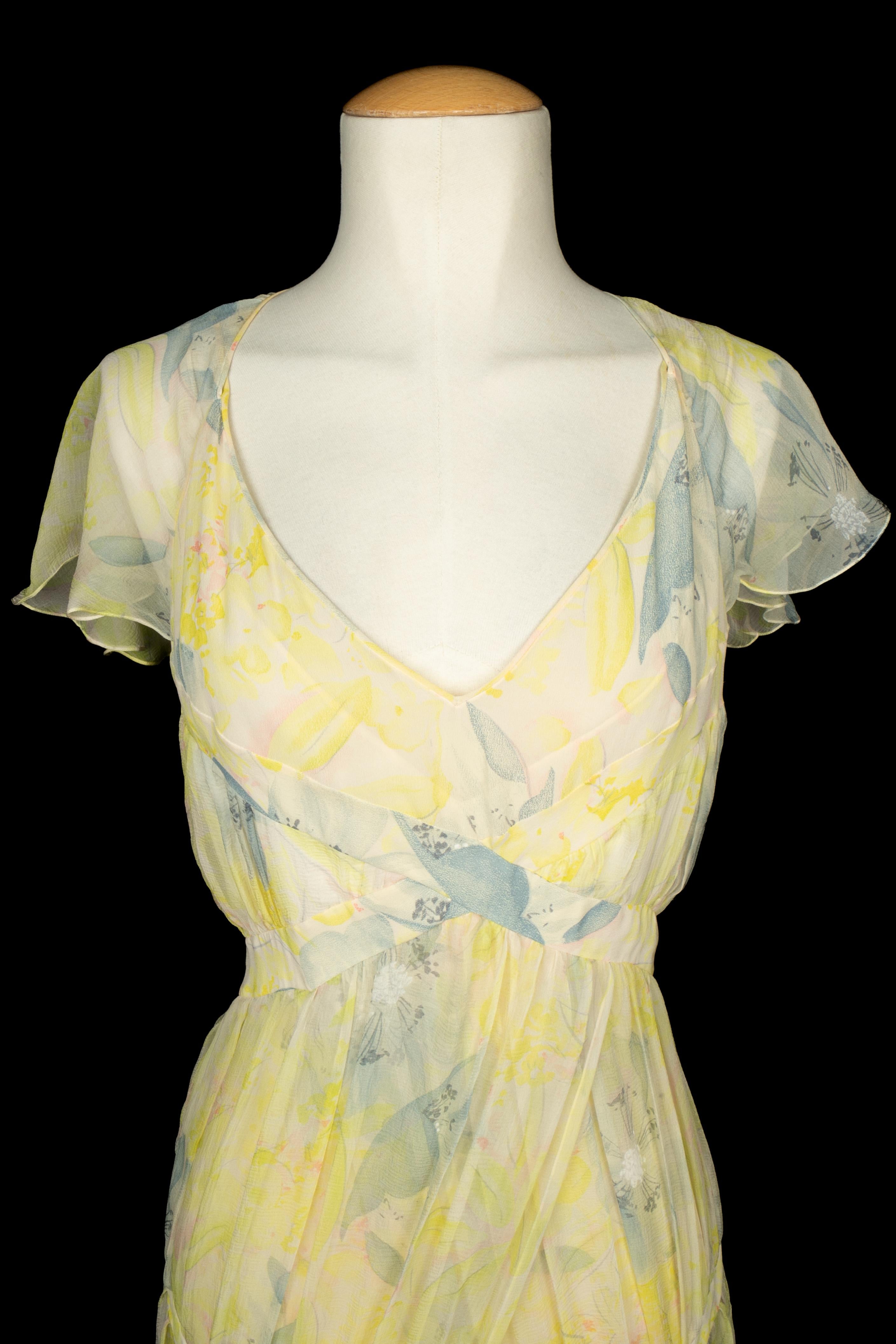 Beige Abito di John Galliano primavera 2003 in vendita