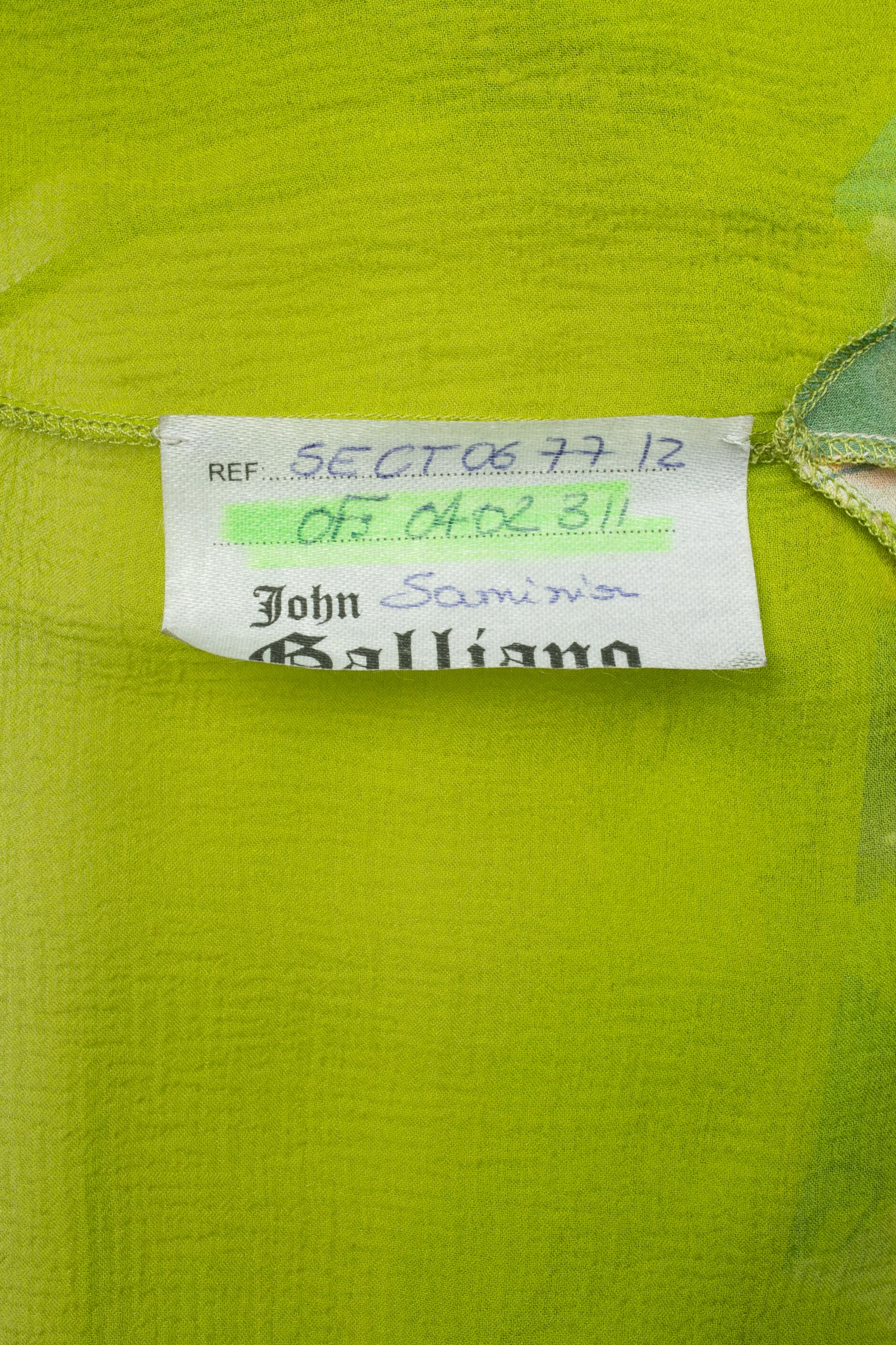 Robe du printemps 2005 de John Galliano en vente 6