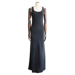 John Galliano Spring/Summer 1989 ‘Charles James’ Black Bias Cut Crepe Dress