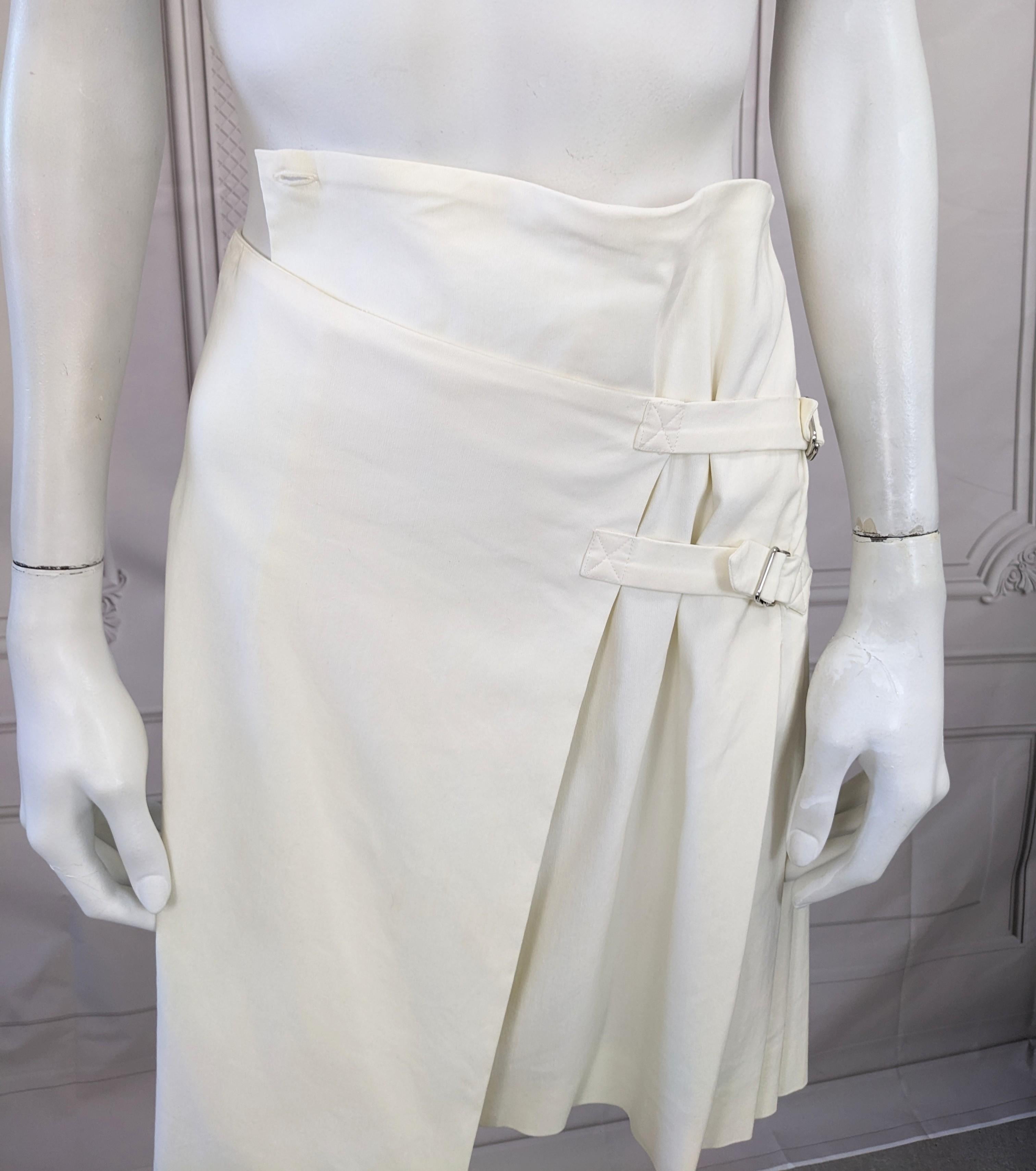 John Galliano Spring/Summer 2000 Asymmetrical Wrap Kilt Skirt For Sale 1