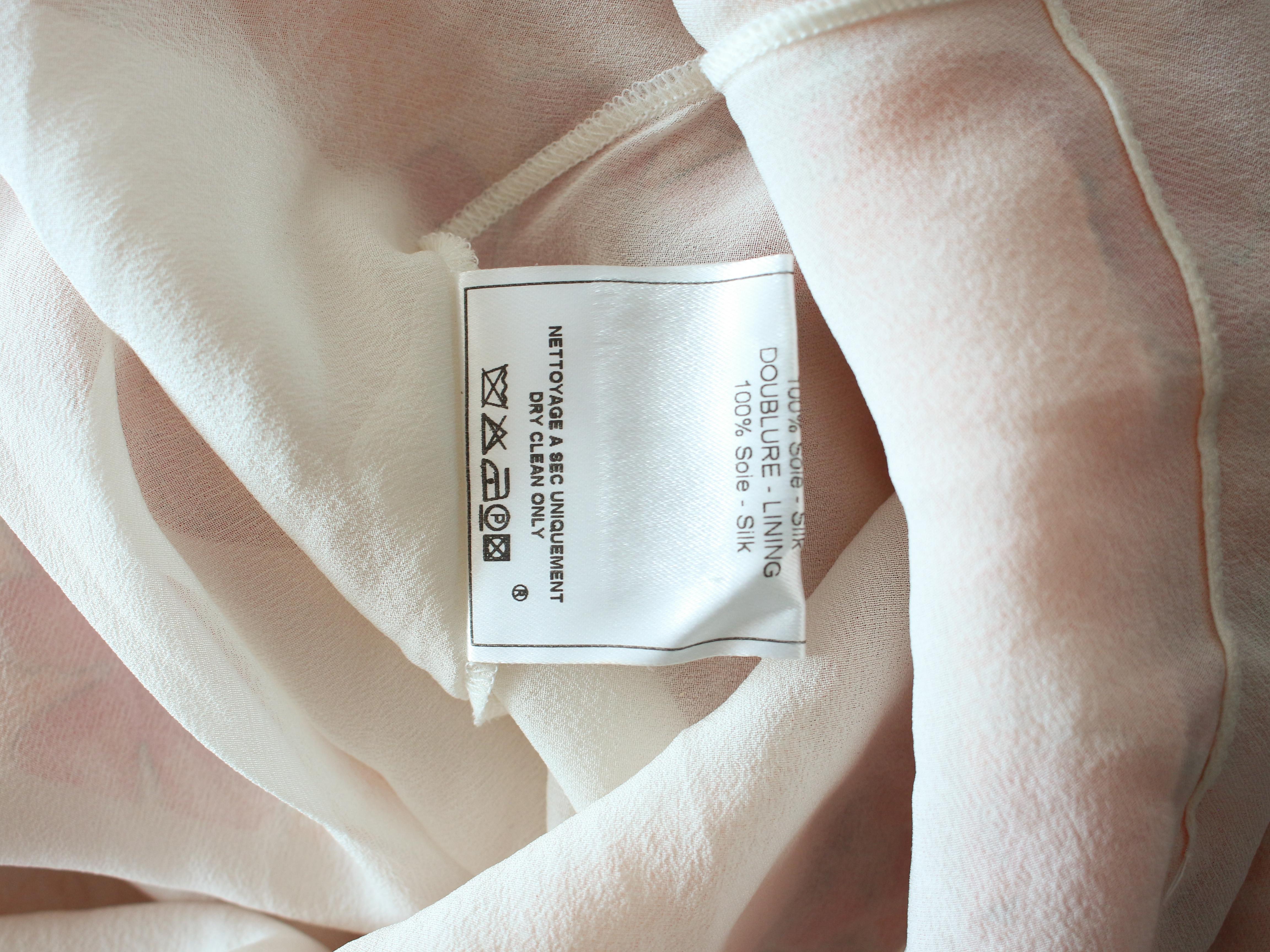 John Galliano Spring/Summer 2006 Floral Peach Silk Bias Cut Slip Dress For Sale 13