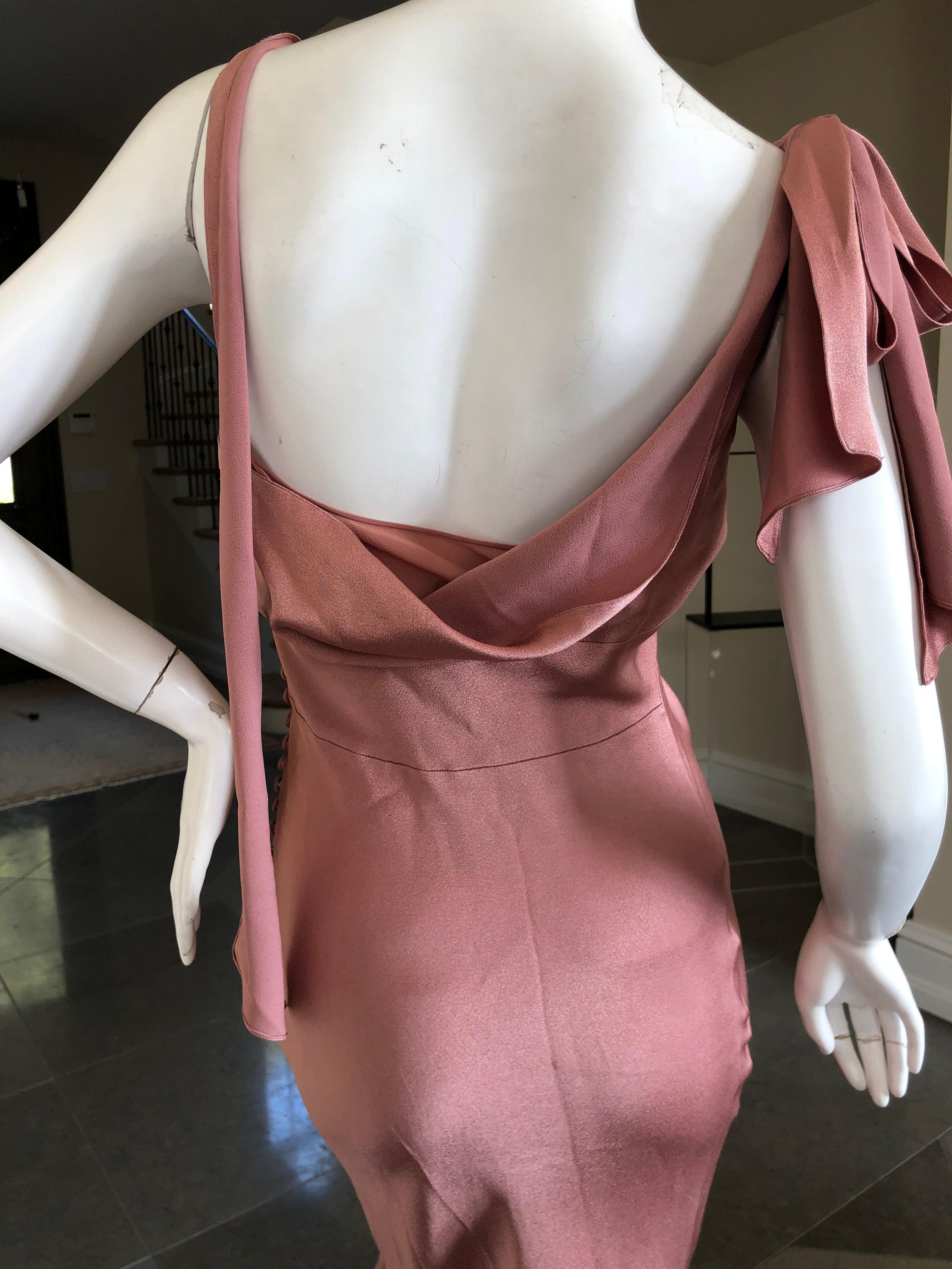 John Galliano Autumn 2000 Romantic Rose Slip Dress In Good Condition For Sale In Cloverdale, CA