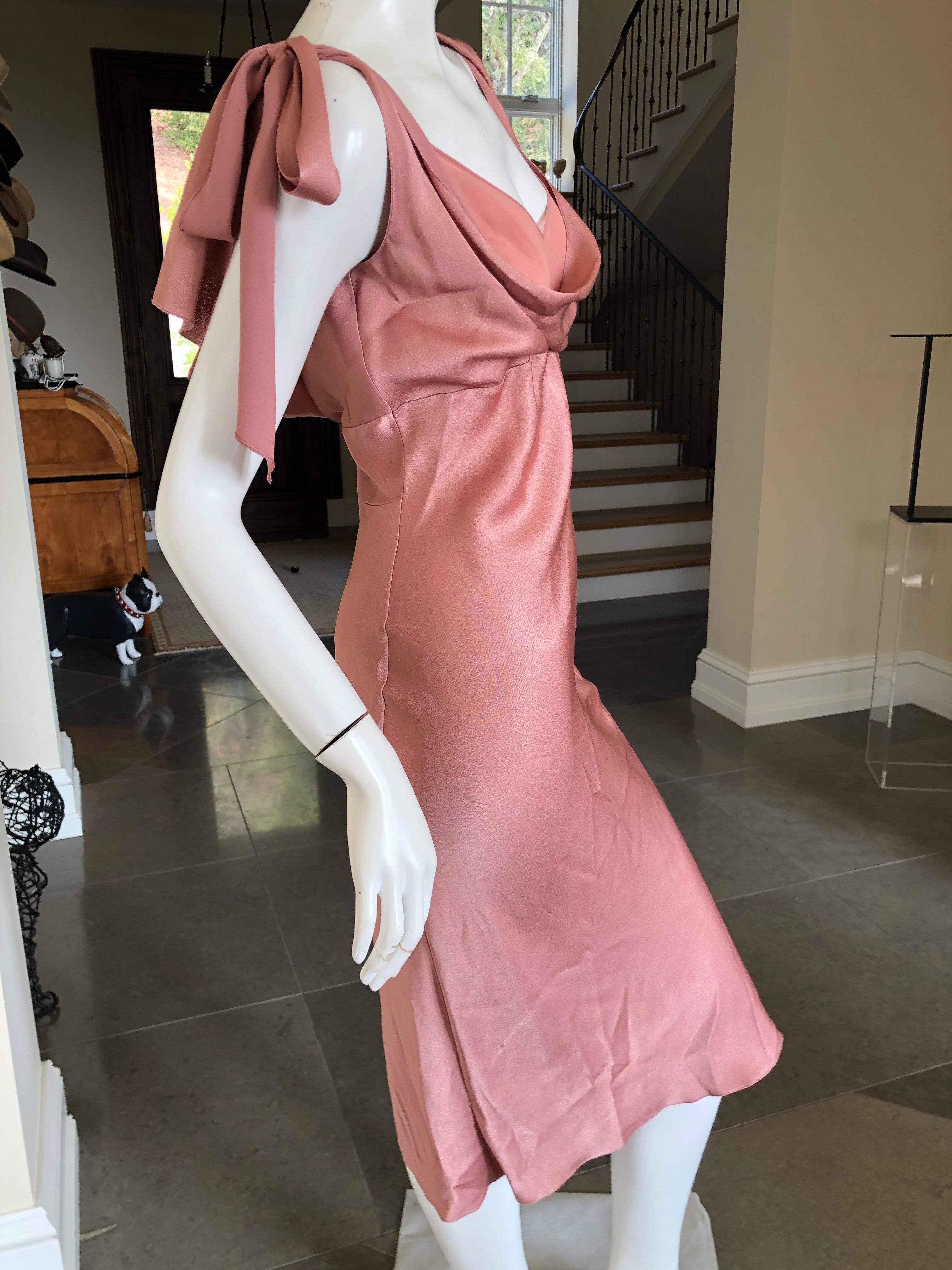 John Galliano Autumn 2000 Romantic Rose Slip Dress For Sale 1