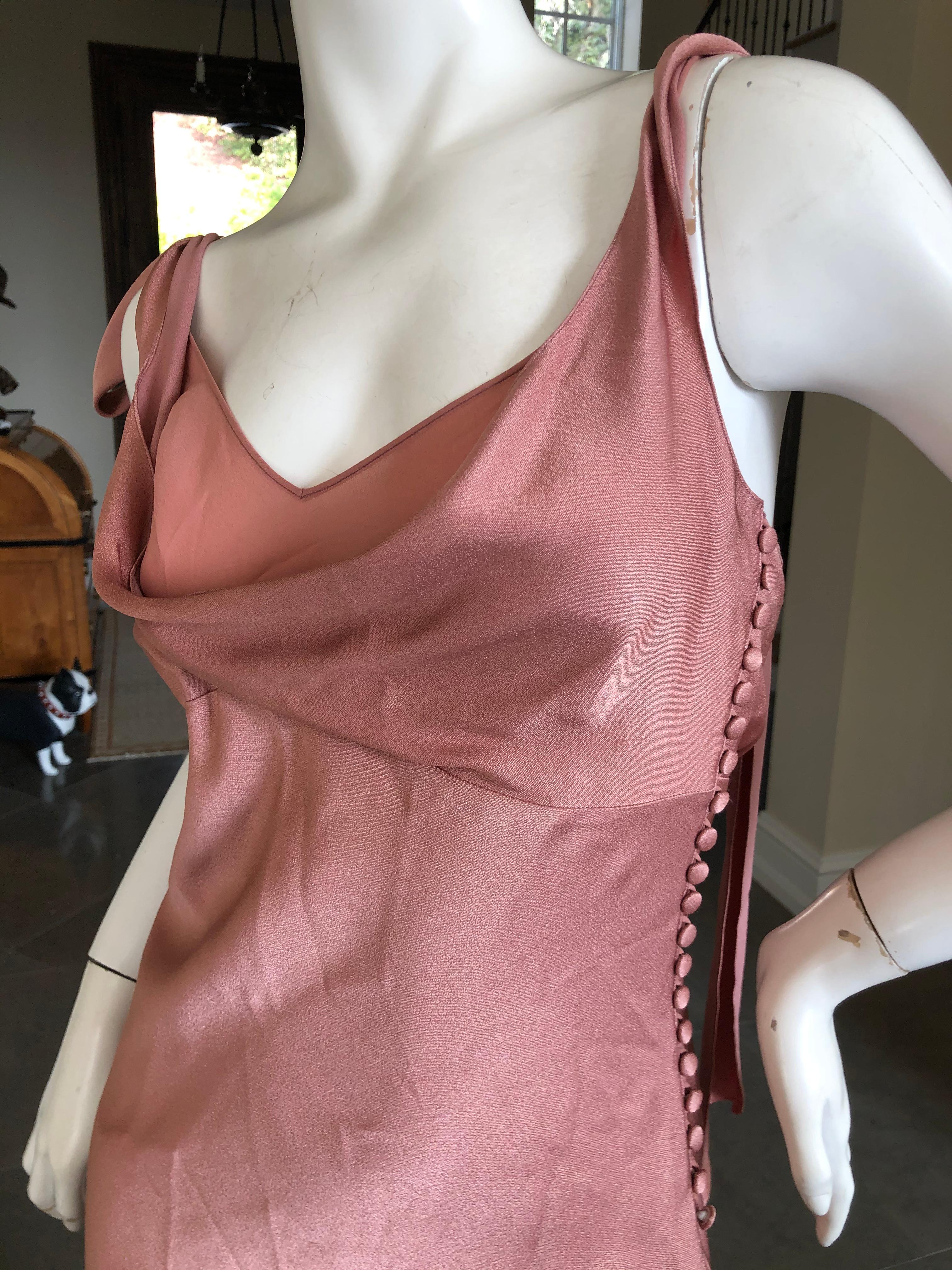 John Galliano Autumn 2000 Romantic Rose Slip Dress For Sale 2