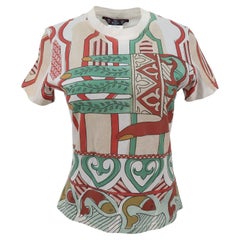 Used John Galliano SS-2002 Cotton Printed T-Shirt