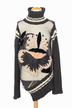 John Galliano sweater-dress