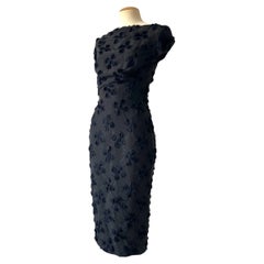 Vestido floral texturizado John Galliano, Otoño Invierno 1999