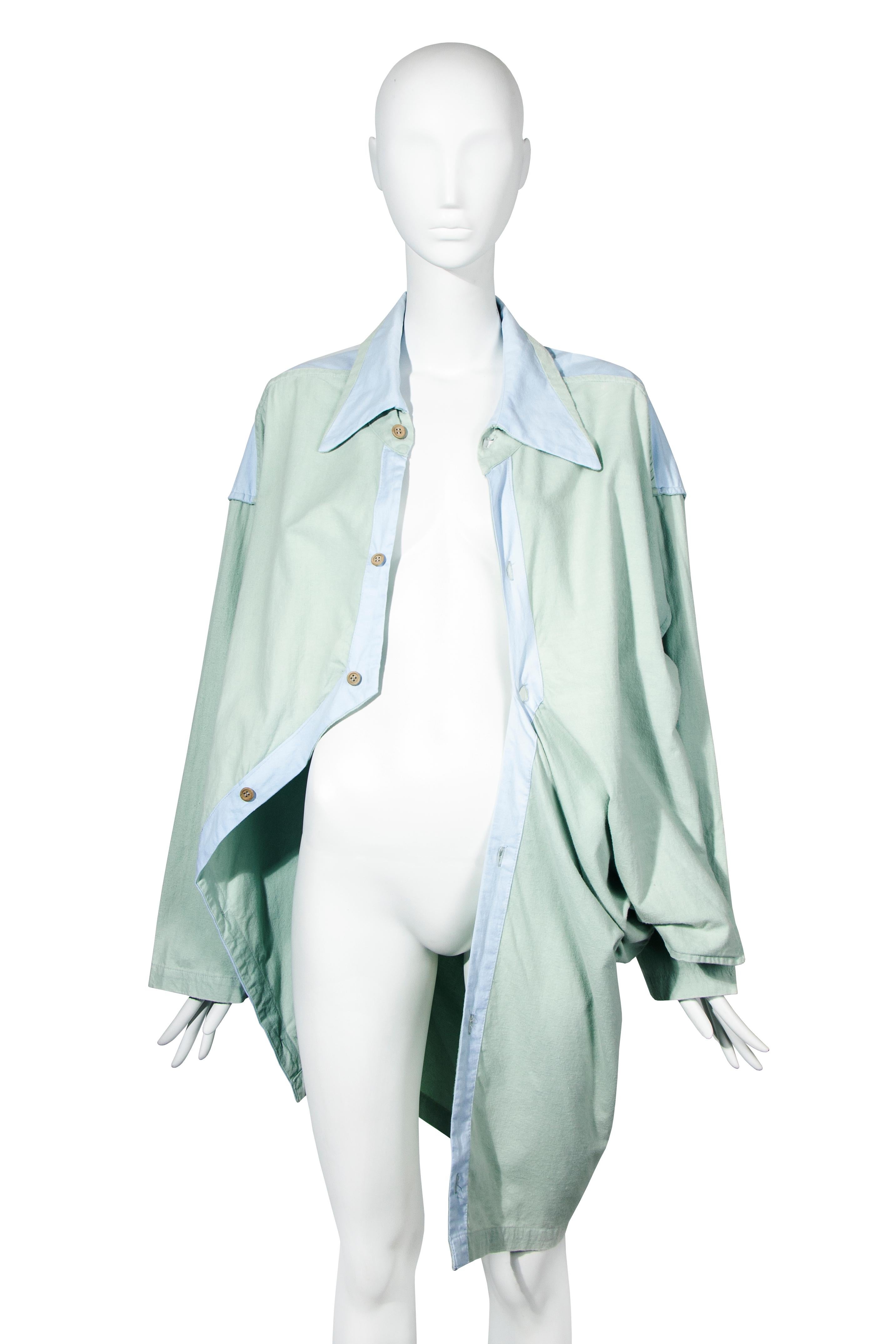 John Galliano 'The Ludic Games' spencer jacket & oversized shirt pair, fw 1985 For Sale 9