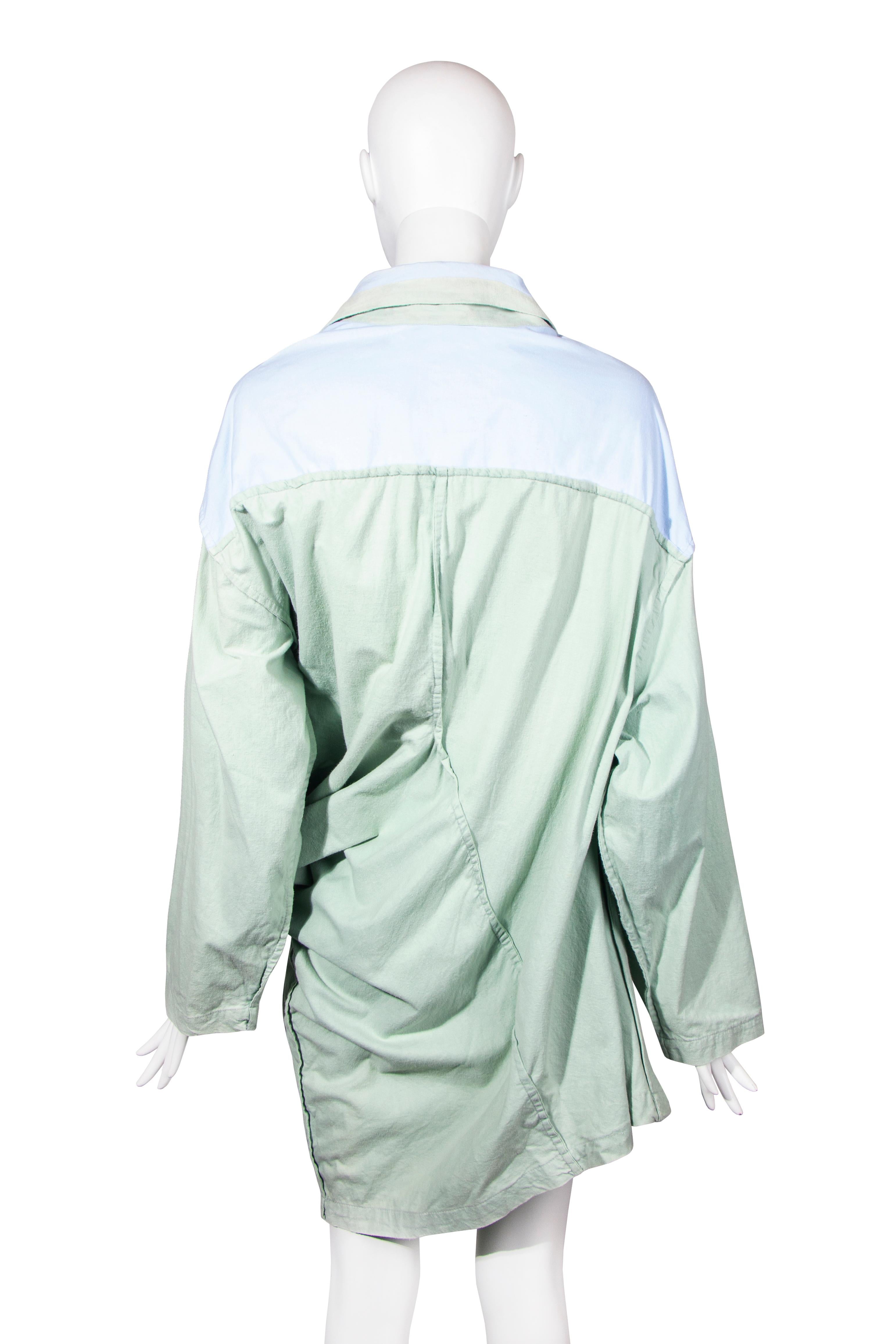 John Galliano 'The Ludic Games' spencer jacket & oversized shirt pair, fw 1985 For Sale 10