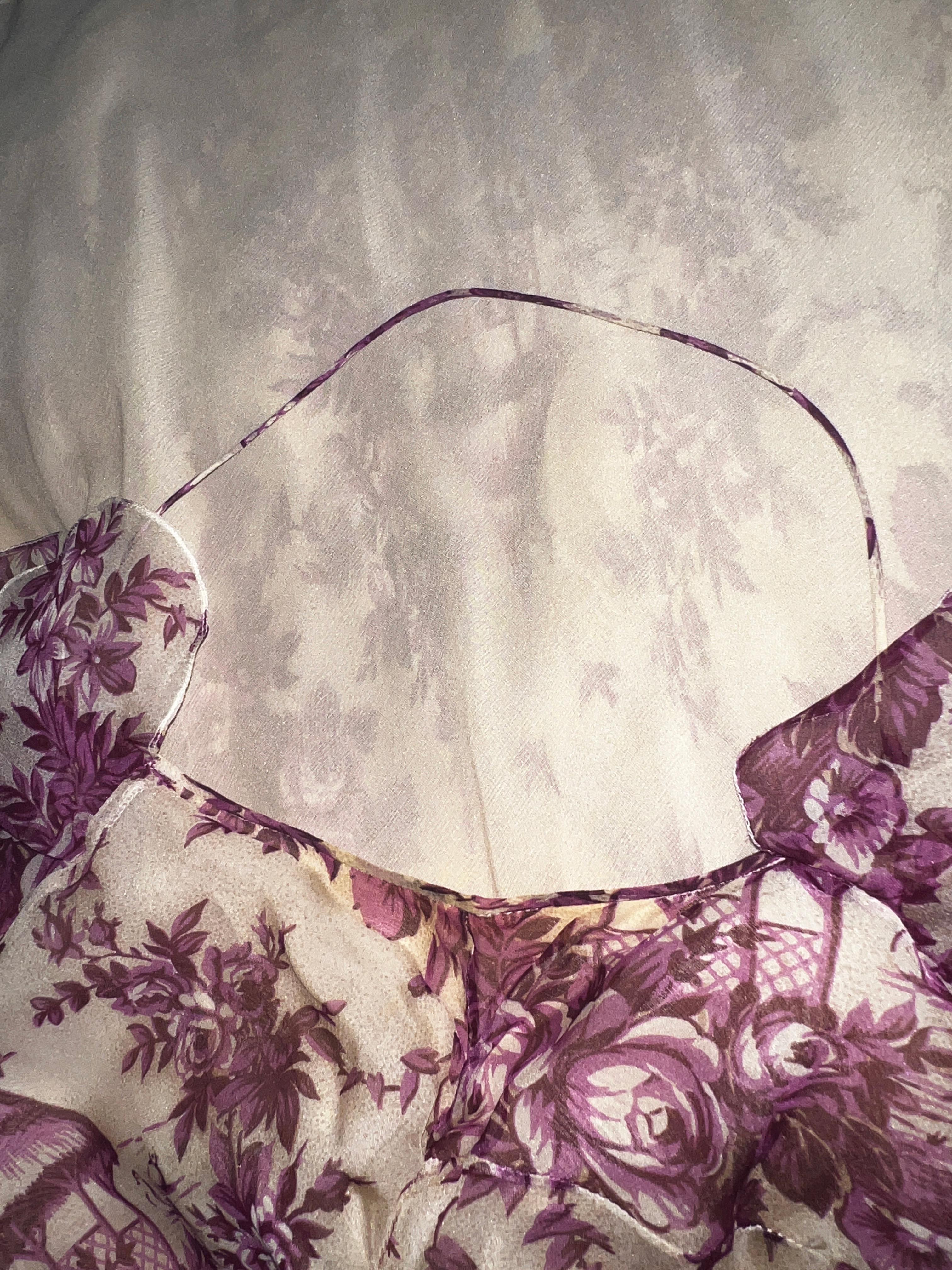 John Galliano Toile de Jouy Silk Dress F/W 2003 12