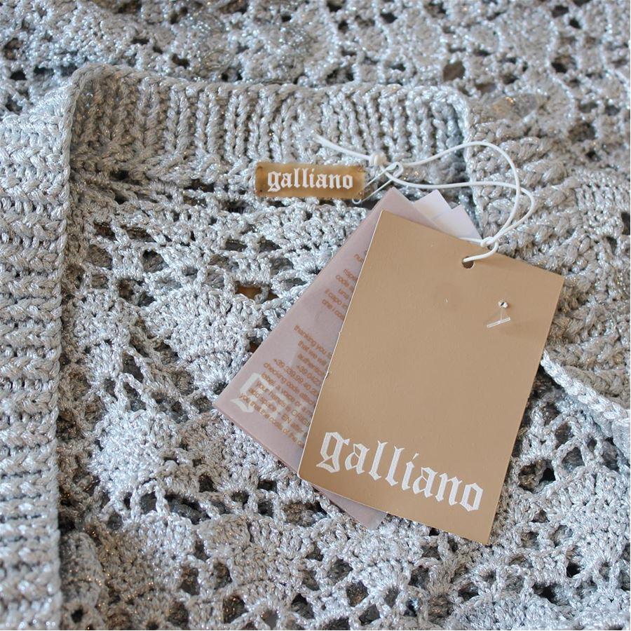 John Galliano Top & cardigan Set Size XS In New Condition For Sale In Gazzaniga (BG), IT