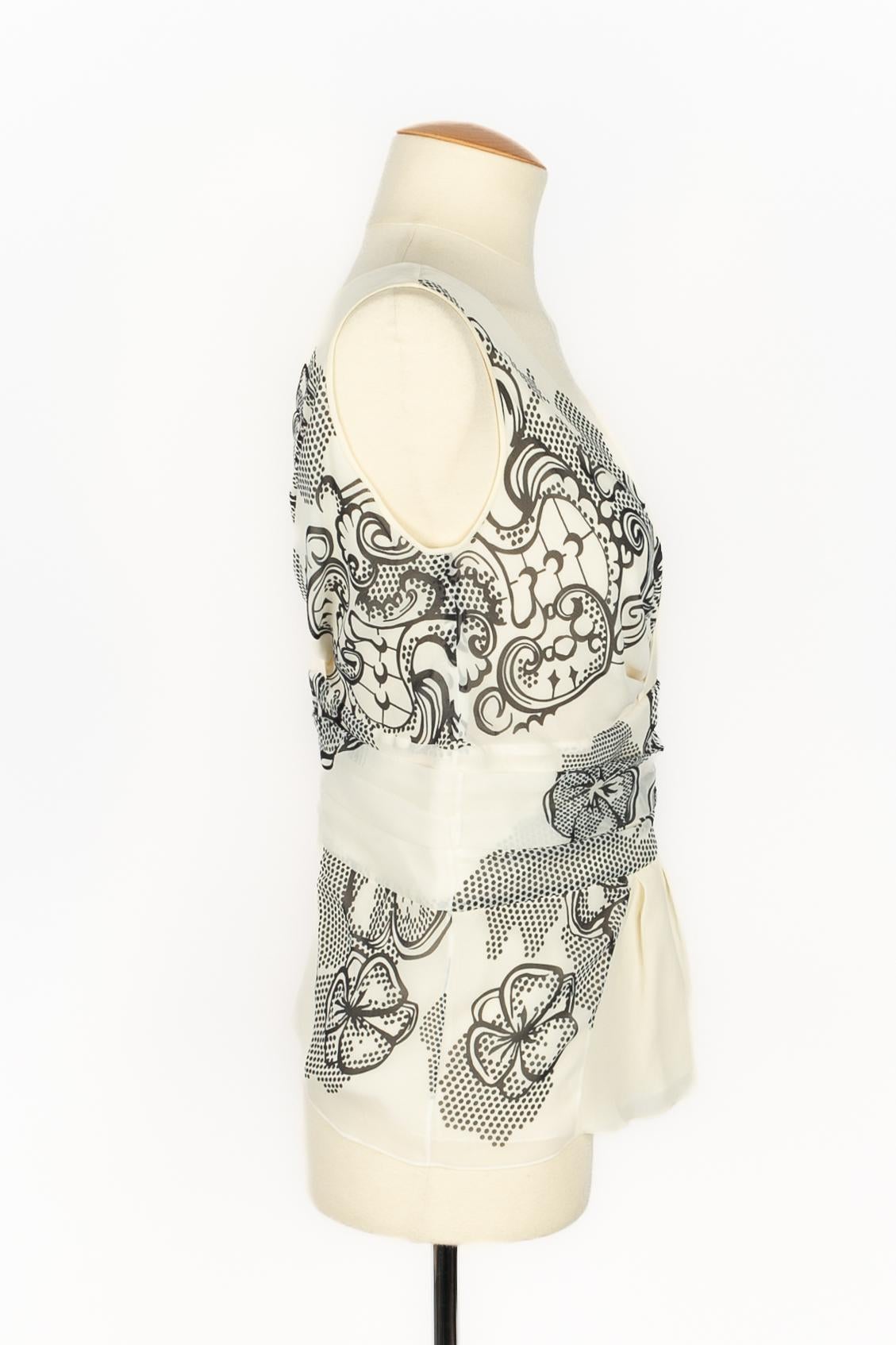 John Galliano Oberteil Sommer 2007 (Weiß) im Angebot