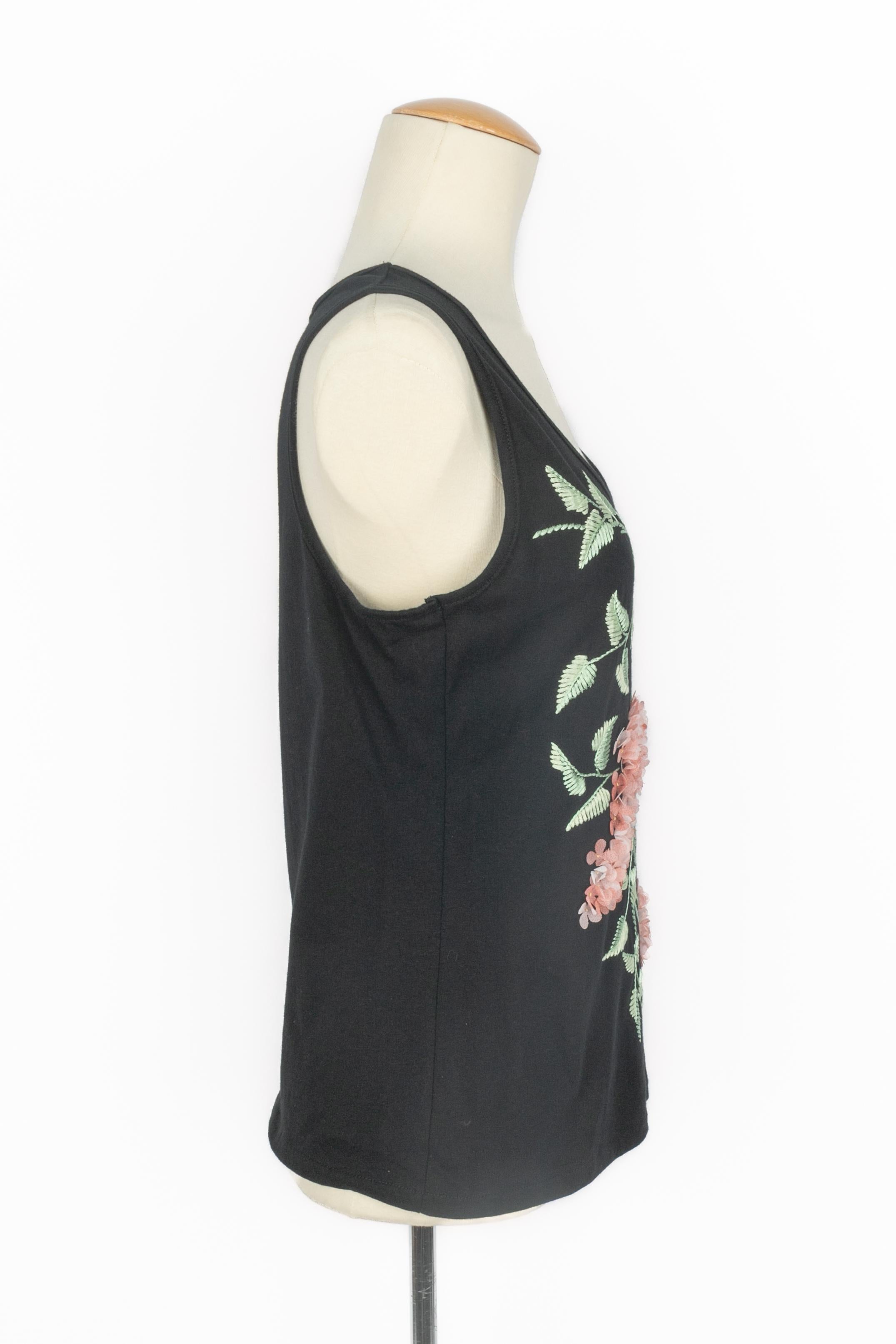 John Galliano top con fiori In condizioni ottime in vendita a SAINT-OUEN-SUR-SEINE, FR