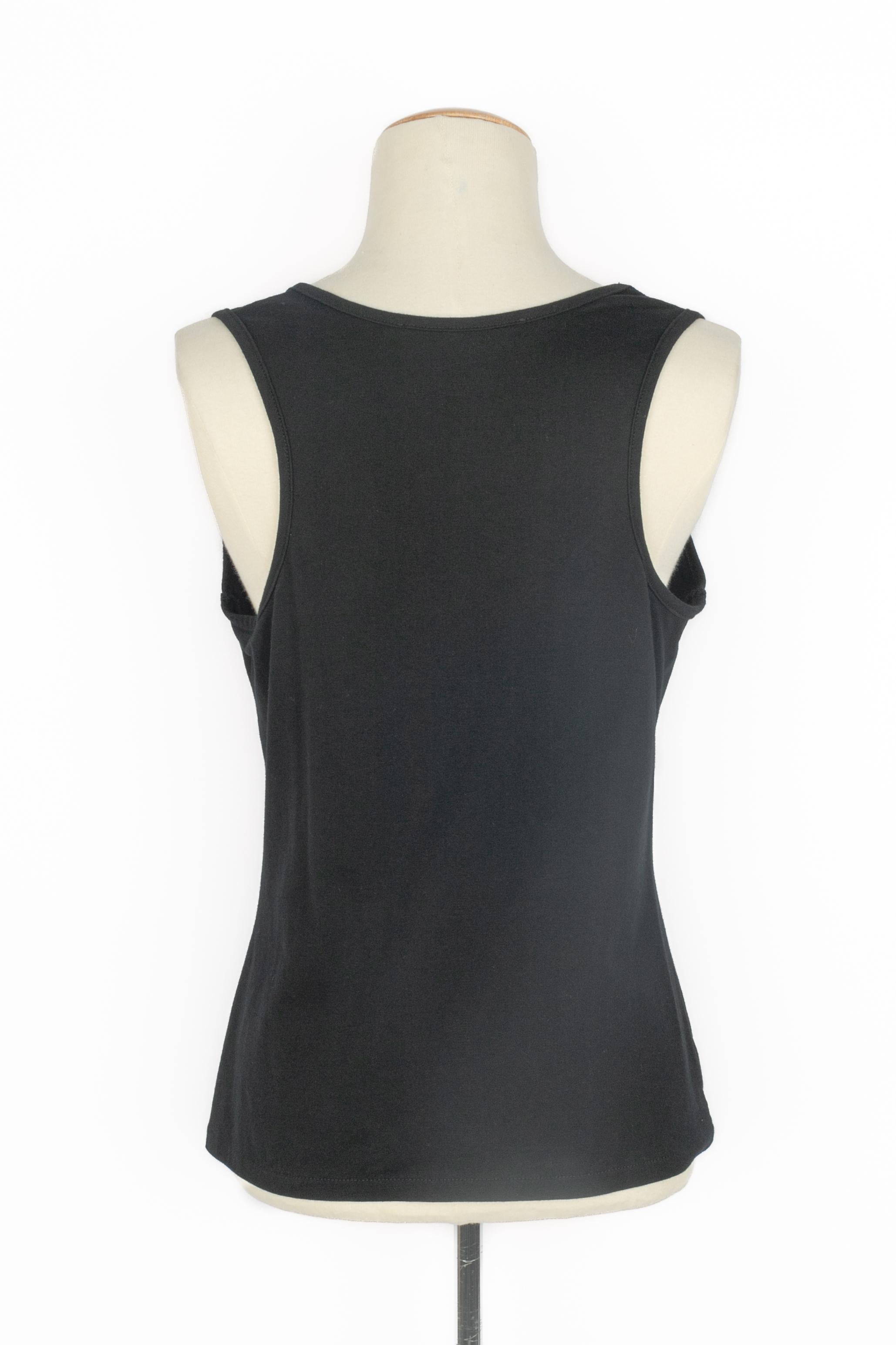 Donna John Galliano top con fiori in vendita