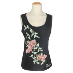 John Galliano top con fiori