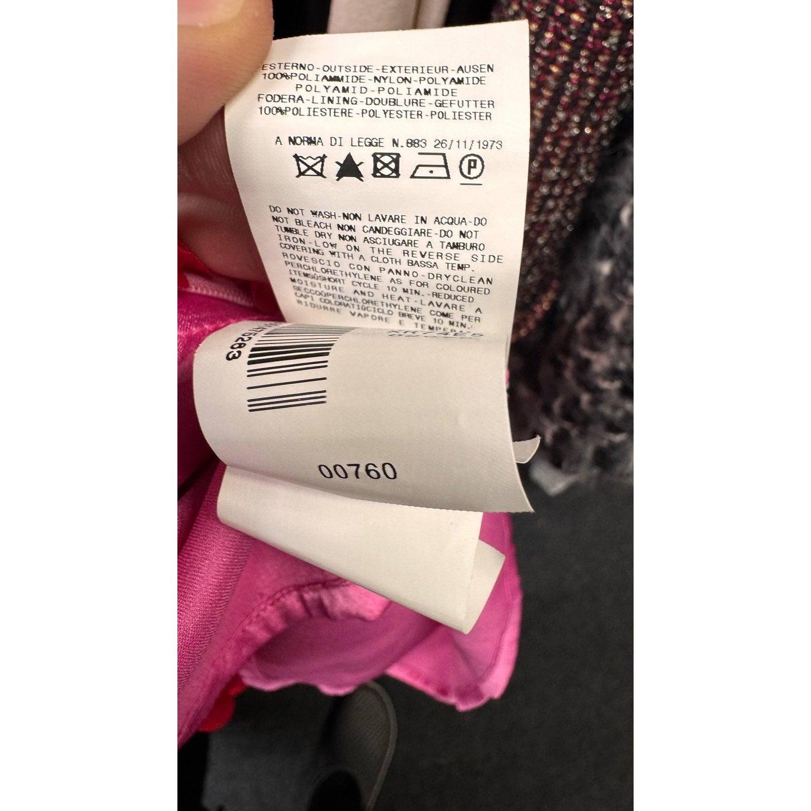 John Galliano Zweifarbiges Rosa Slip Dress - Größe M (IT42) im Angebot 1