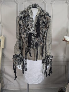 John Galliano Viktorianische Wiedergeburt Opulente Jacke F/W2001