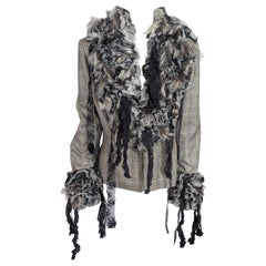 John Galliano Chaqueta Victorian Revival Opulent F/W2001