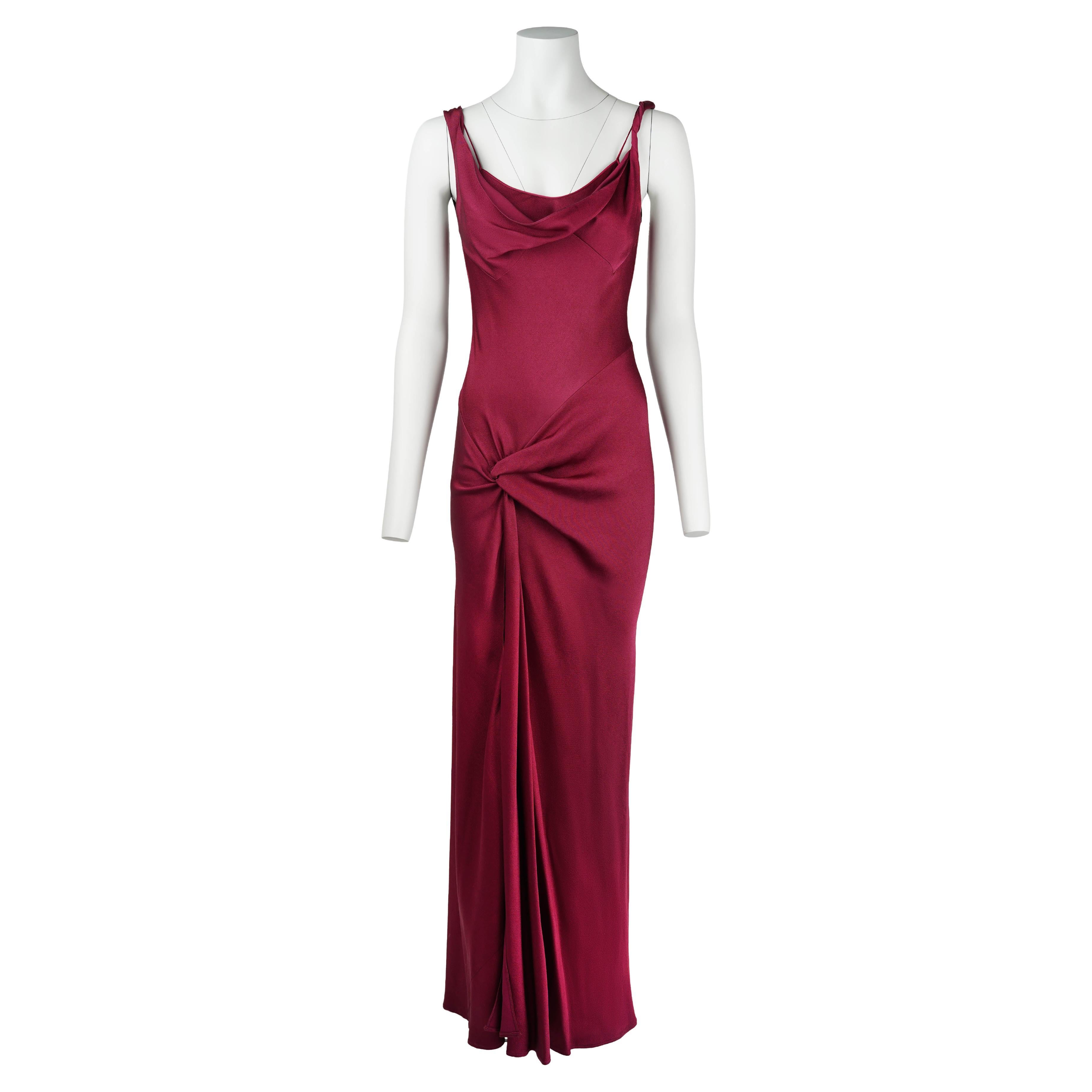 John Galliano Vintage 1999 Women's Evening Gown in Excellent Condition FR38