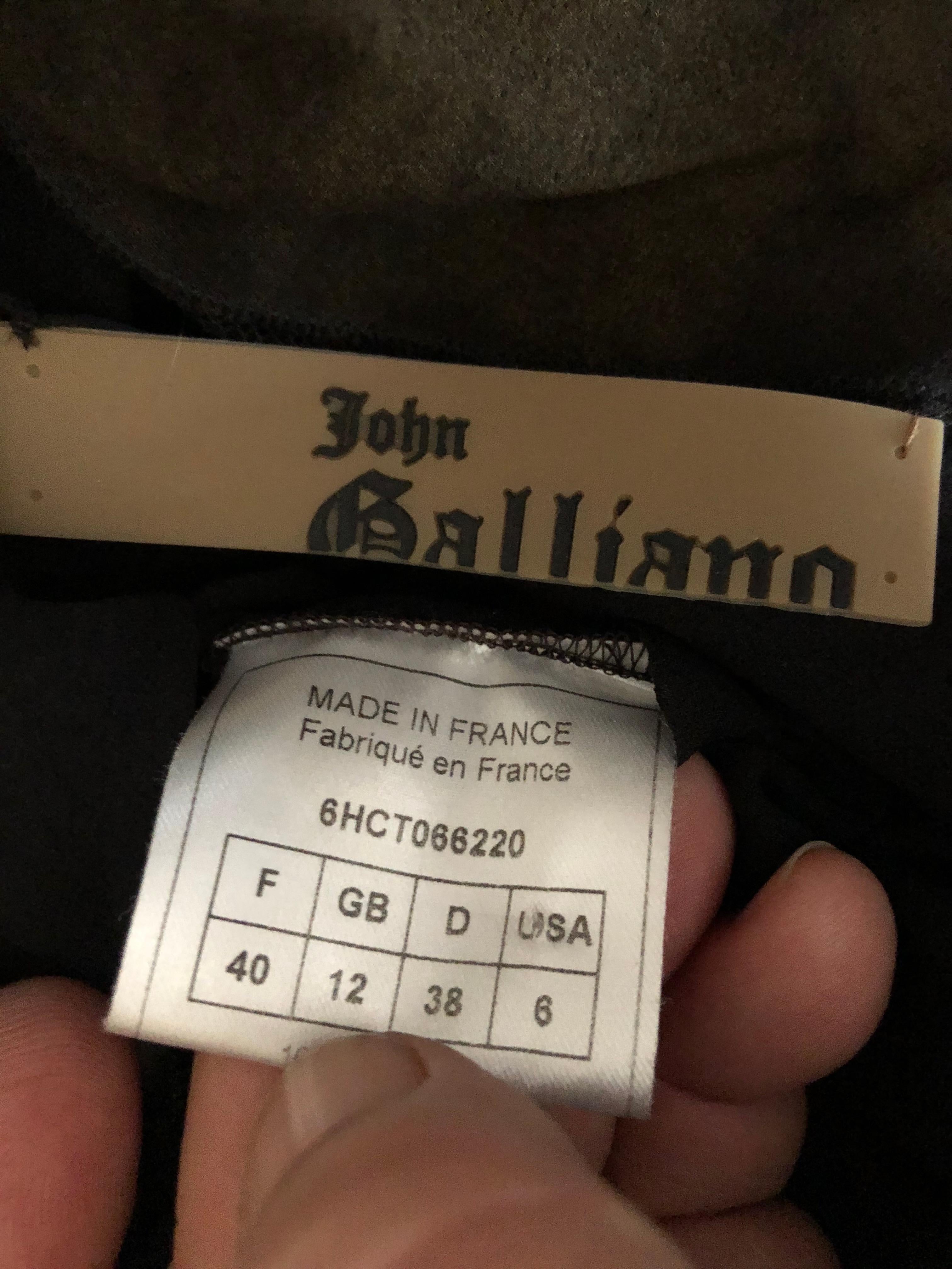 John Galliano VIntage Bias Cut Lace Trimmed Tie Dye Silk Evening Dress 6