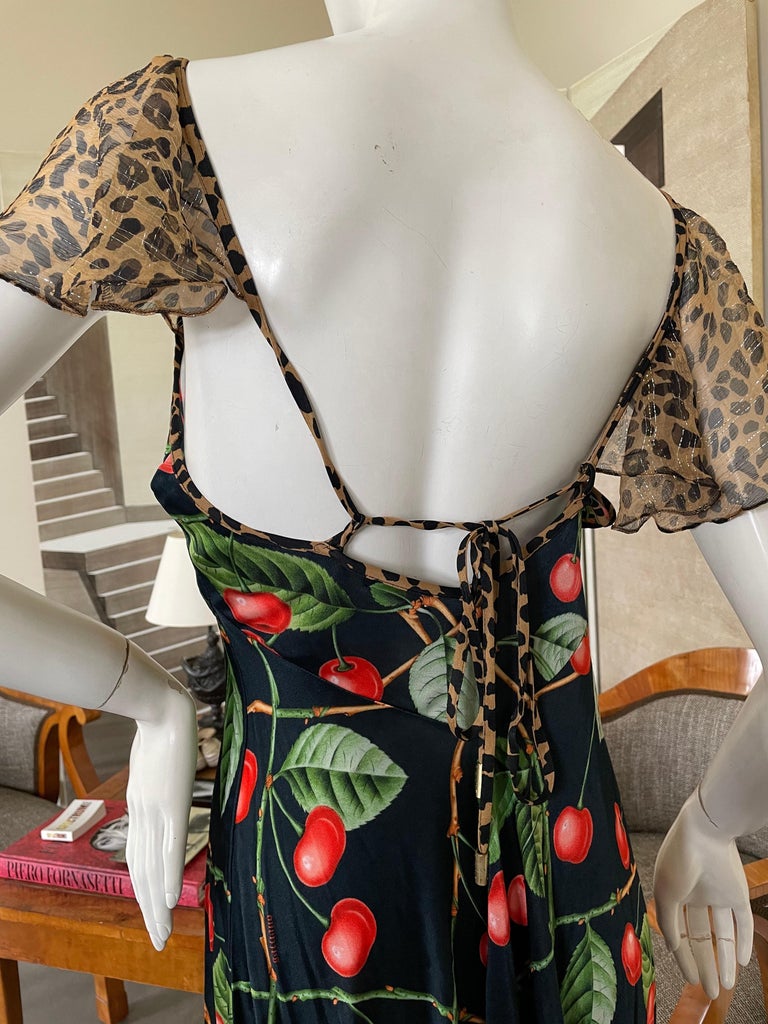 JOHN French Scenic Printed Dress
