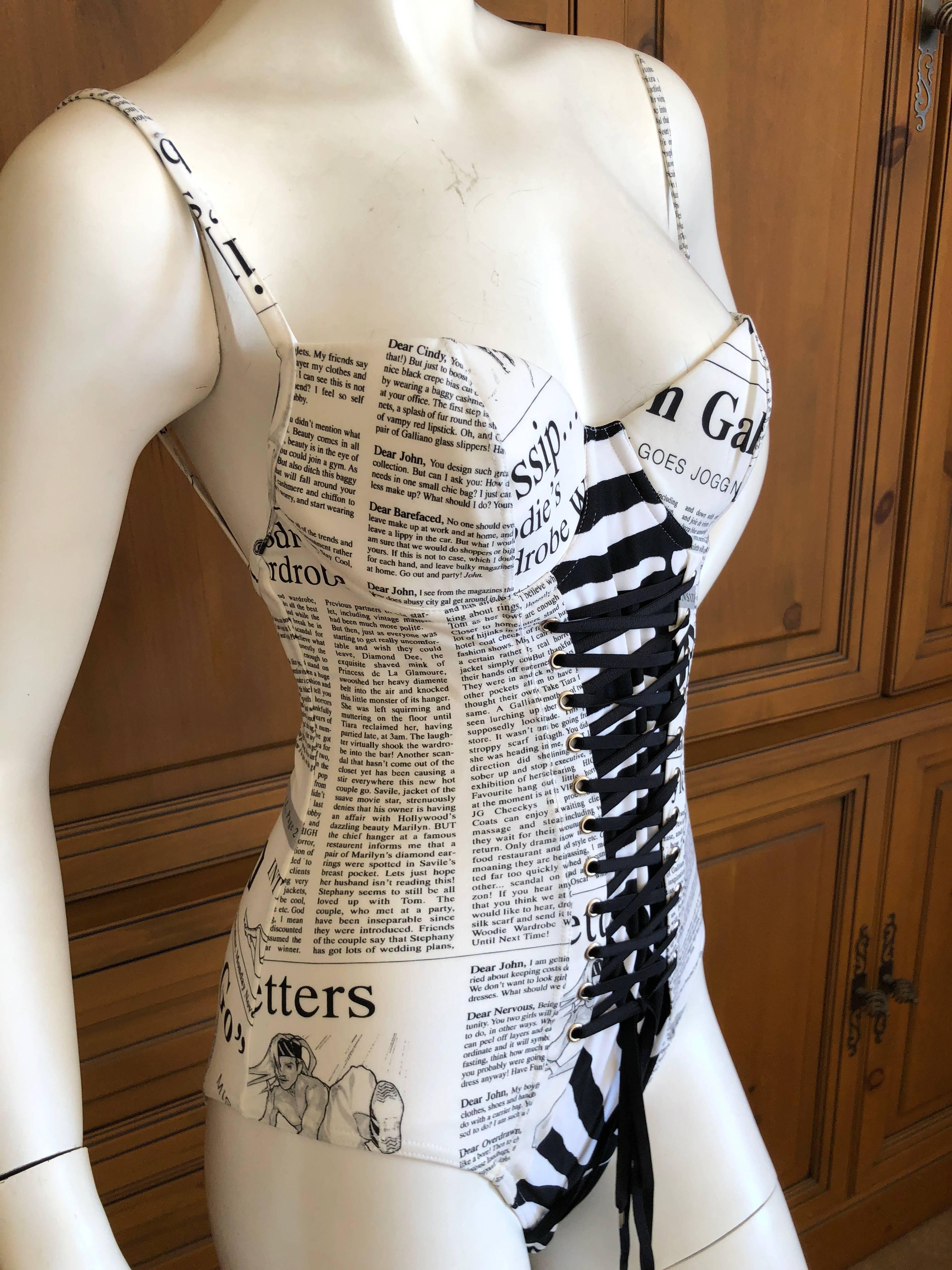 newspaper corset