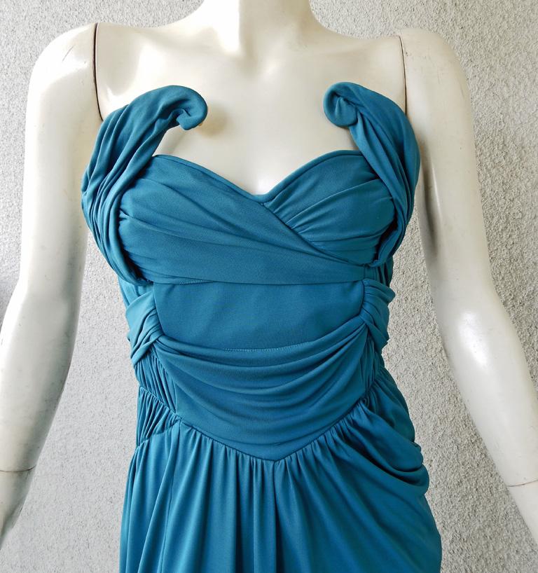 John Galliano 2009 Grecian Sculptured Gown In Excellent Condition For Sale In Los Angeles, CA