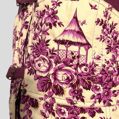 Veste Vintage de John Galliano en Toile de Jouy 2004FW