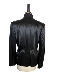 John Galliano Vintage Satin Bomber Jacket - Fencing Collection