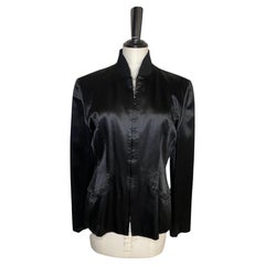 John Galliano Vintage Satin Bomber Jacket - Fencing Collection