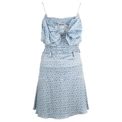 John Galliano Vintage Silk Cocktail Dress F/W 2010 with Buckle