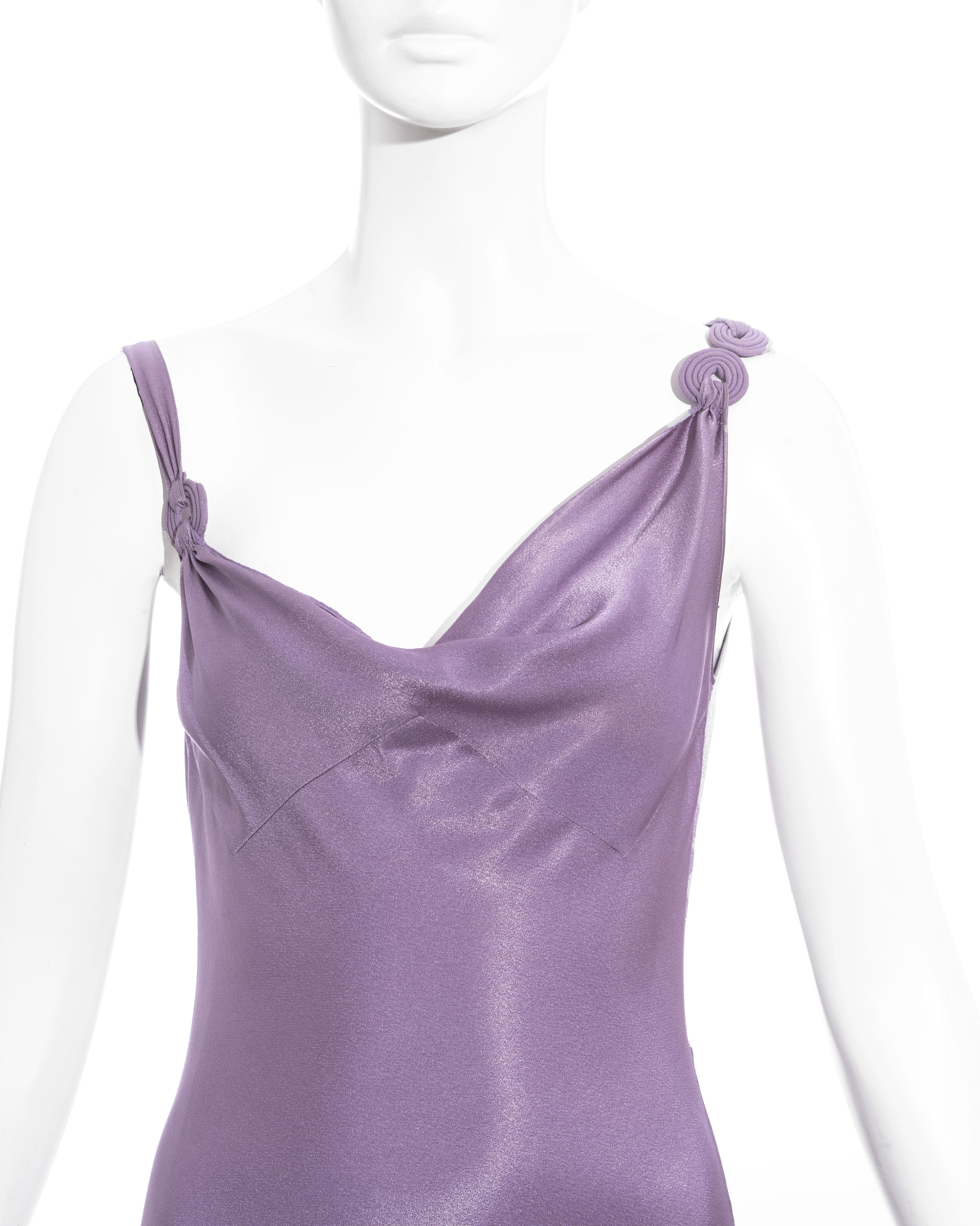 satin dress with shawl